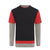 MERINO JERSEY THREE T-SHIRTS SET / GRY/RED/BLK