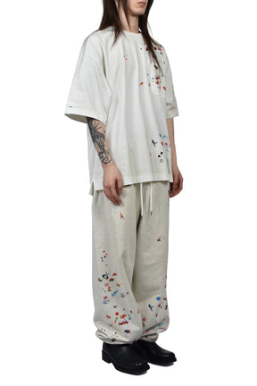 KIDS STICKER PANTS / WHT