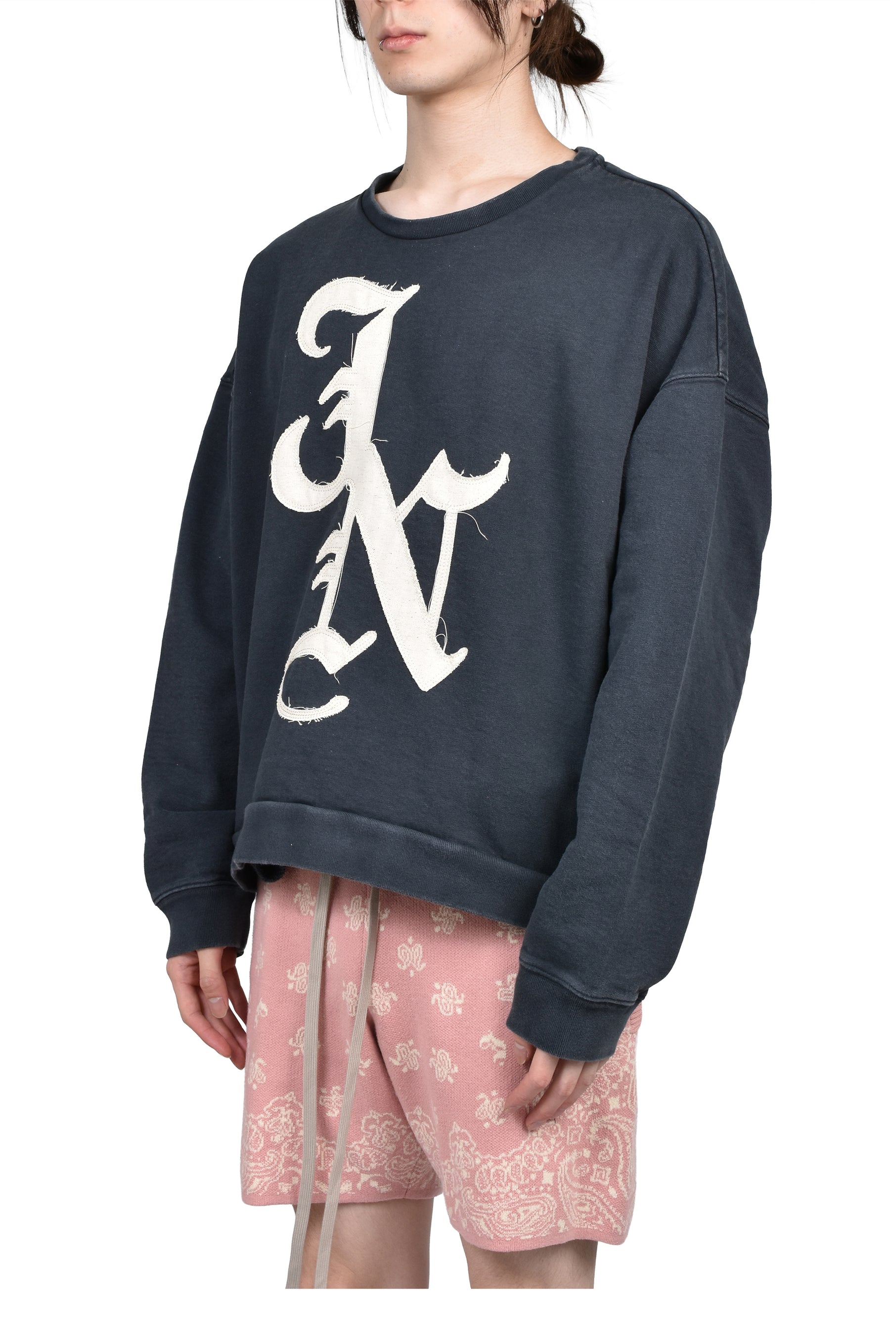 JN PATCH CREWNECK / BLK