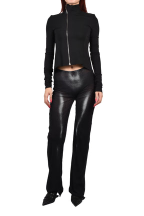 MESH STRAIGHT TROUSER PRINTED "BODY DUST"
