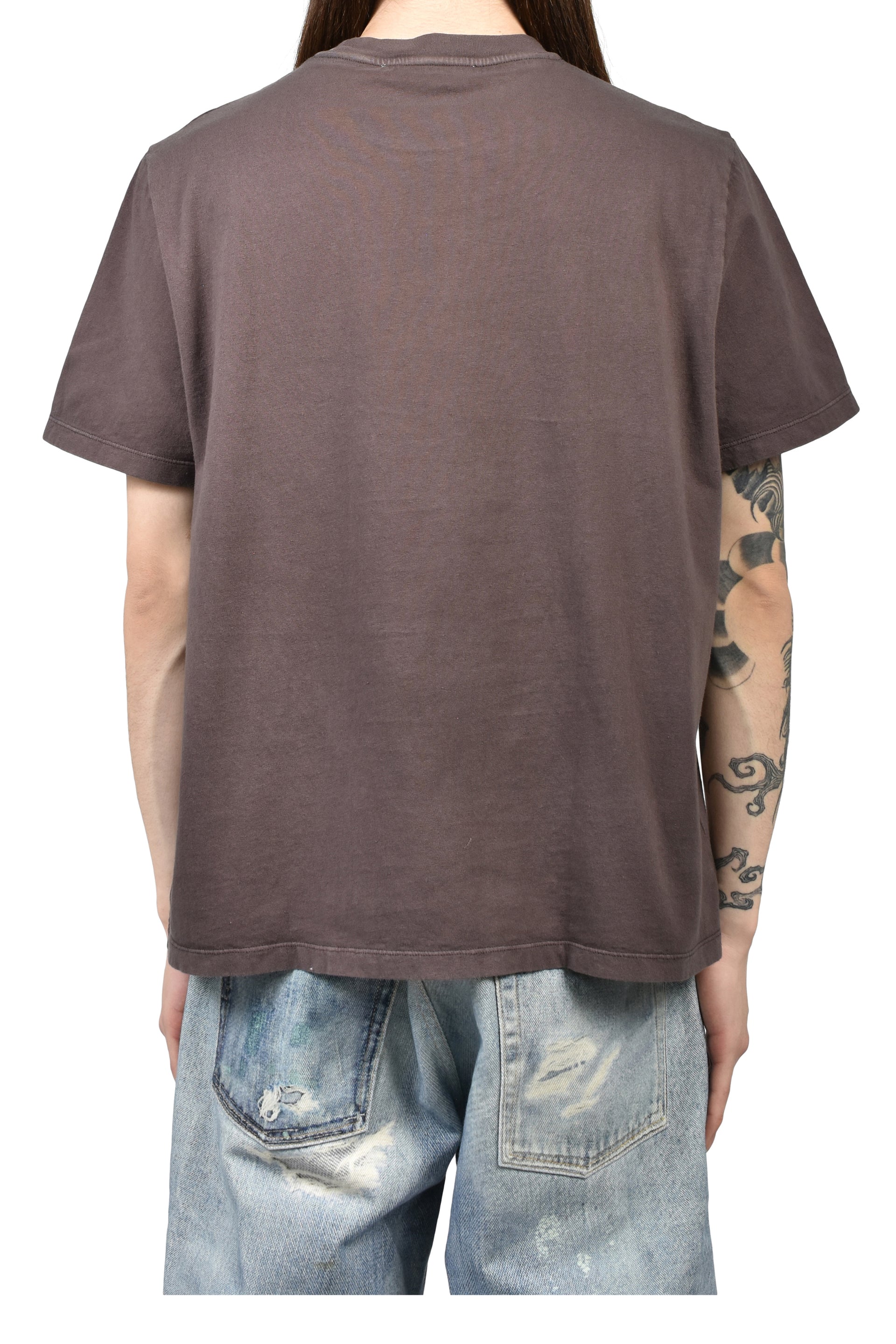 BOX T-SHIRT / WORN BRW