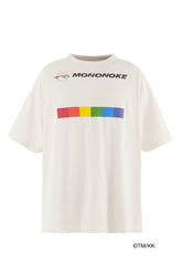 SS T-SHIRT/MONONOKE RAINBOW / WHT