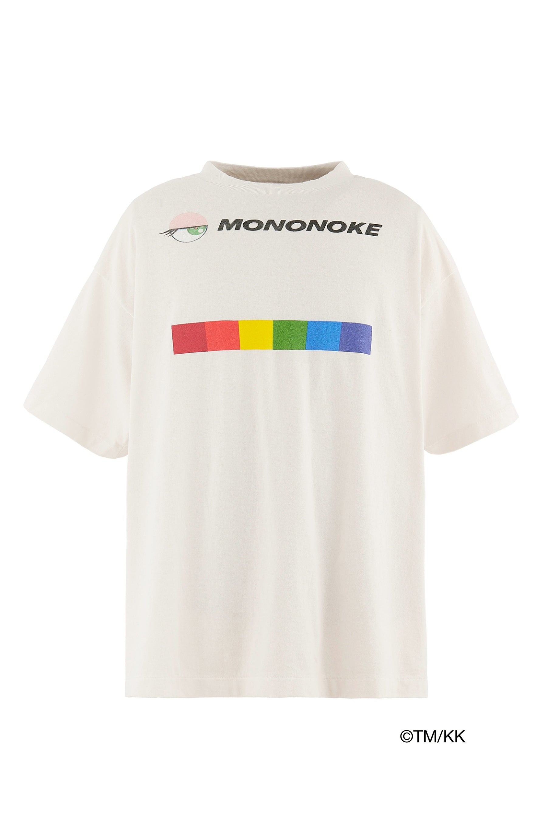 SS T-SHIRT/MONONOKE RAINBOW / WHT
