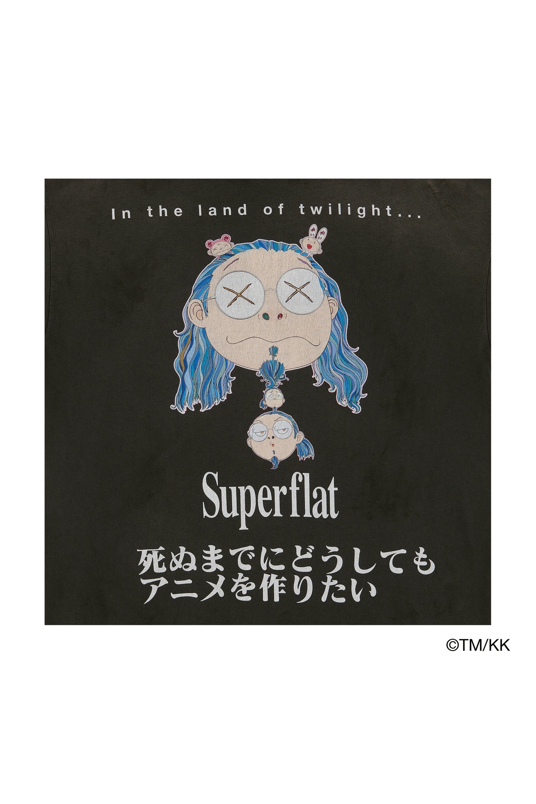 LS T-SHIRT/SUPERFLAT / BLK