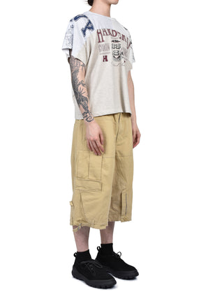 UPSIDE CARGO SHORTS / BEIGE