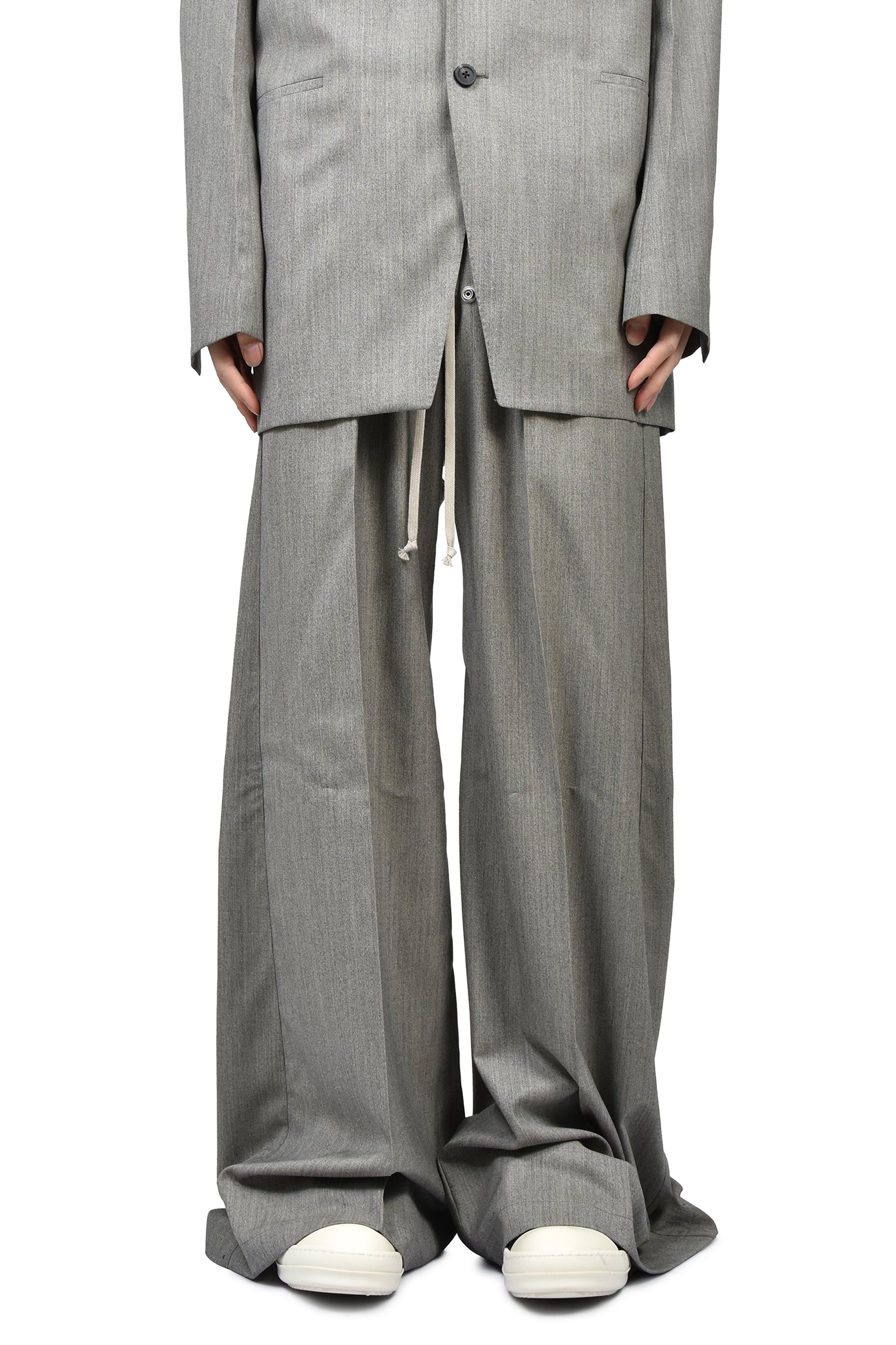 WIDE BELA PANTS / GRY MELANGE