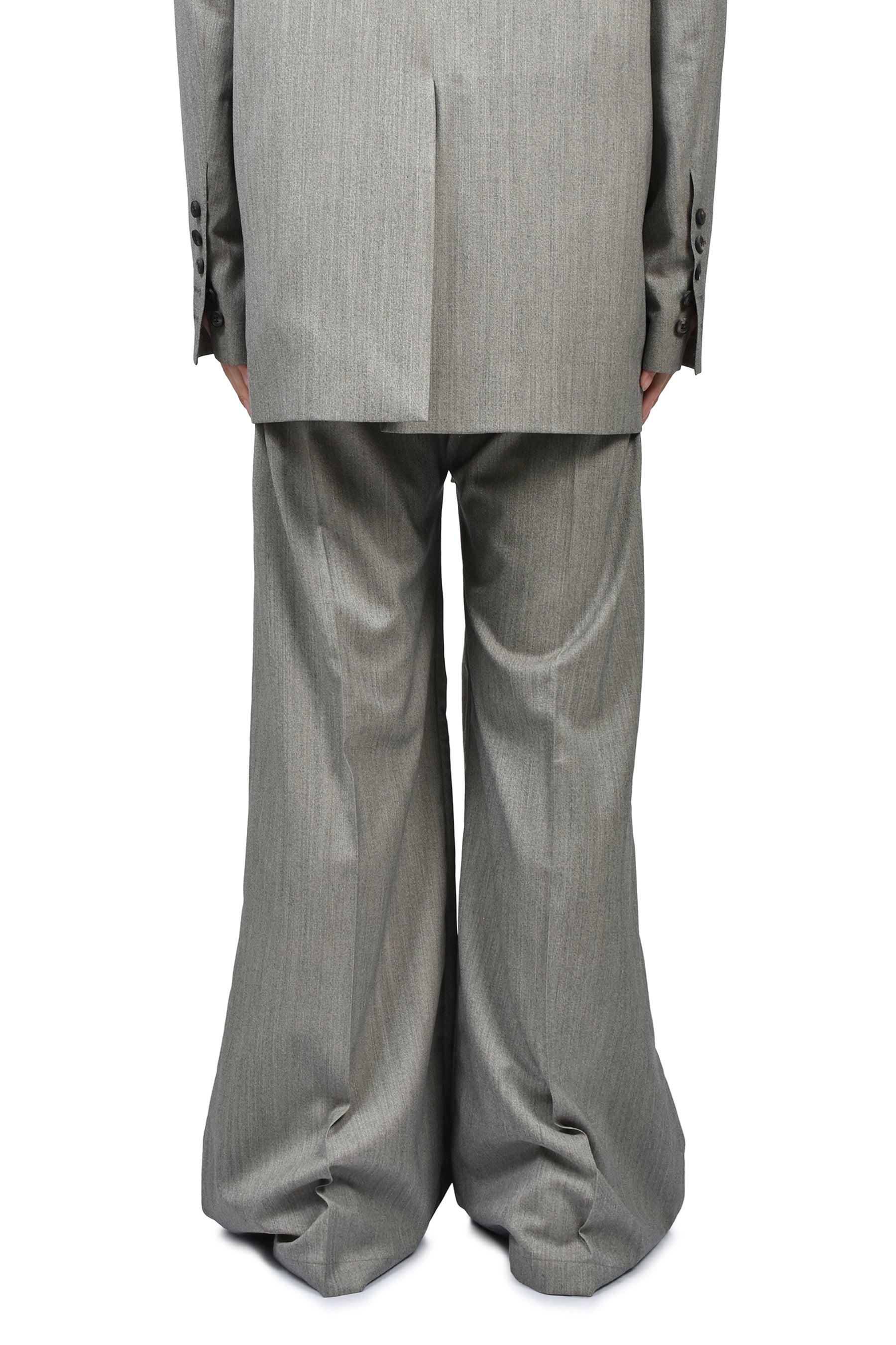 WIDE BELA PANTS / GRY MELANGE