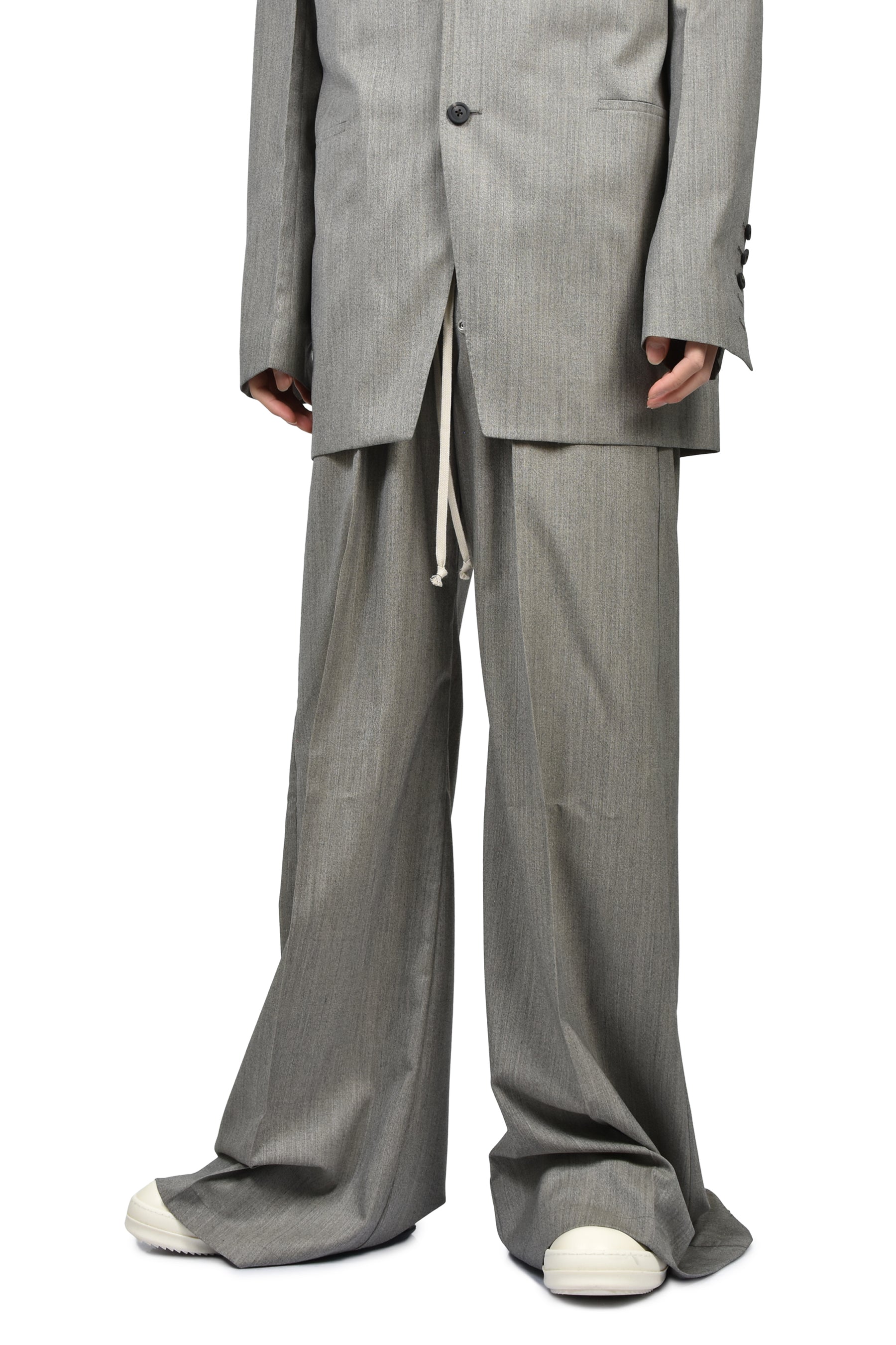WIDE BELA PANTS / GRY MELANGE