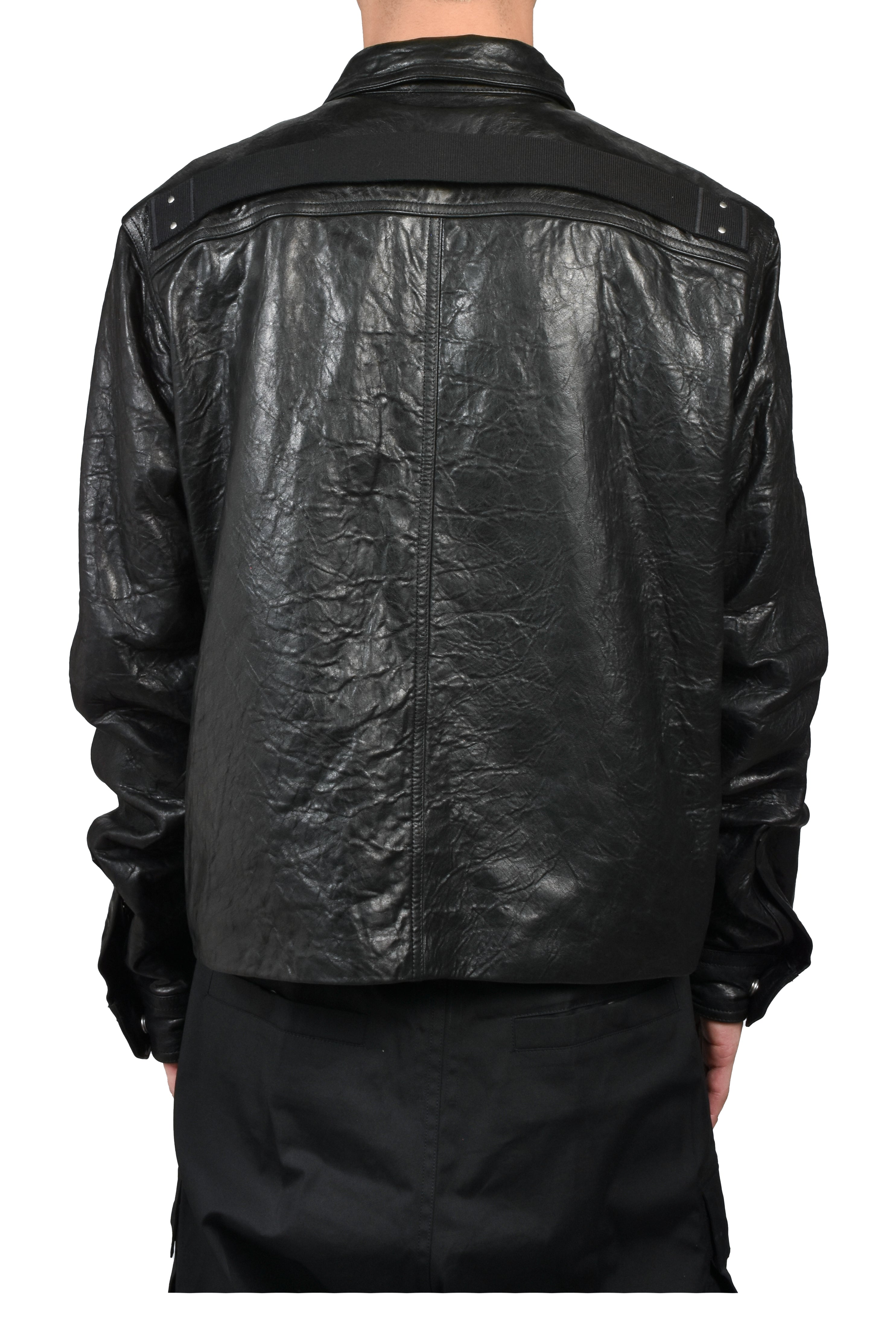 Rick Owens☆カラーMILK　レザージャケット　36 Rick Owens FW26 ALICE JKT / BLK - NUBIAN