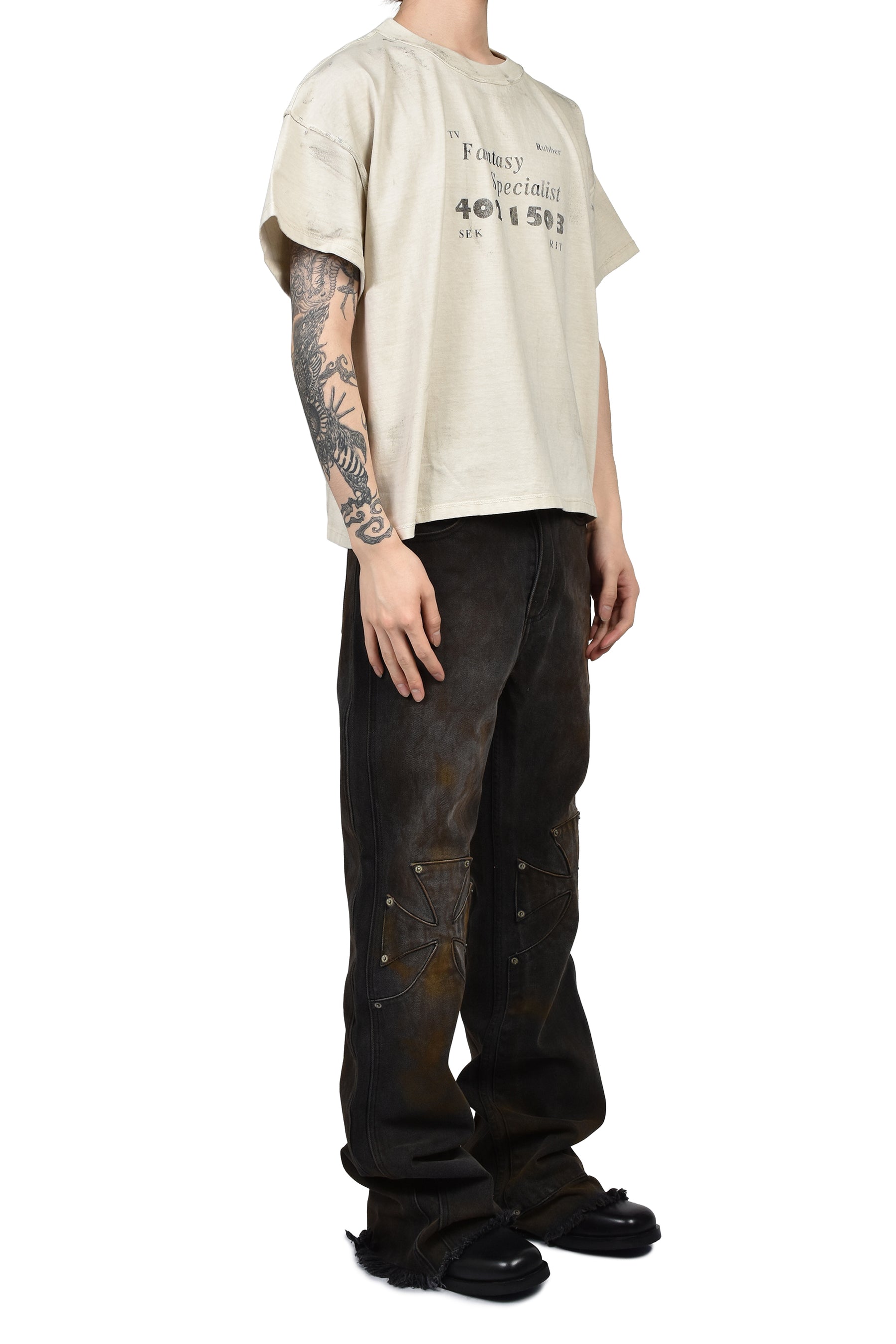 CHOPPER CARPENTER PANT / DIRTY BLK