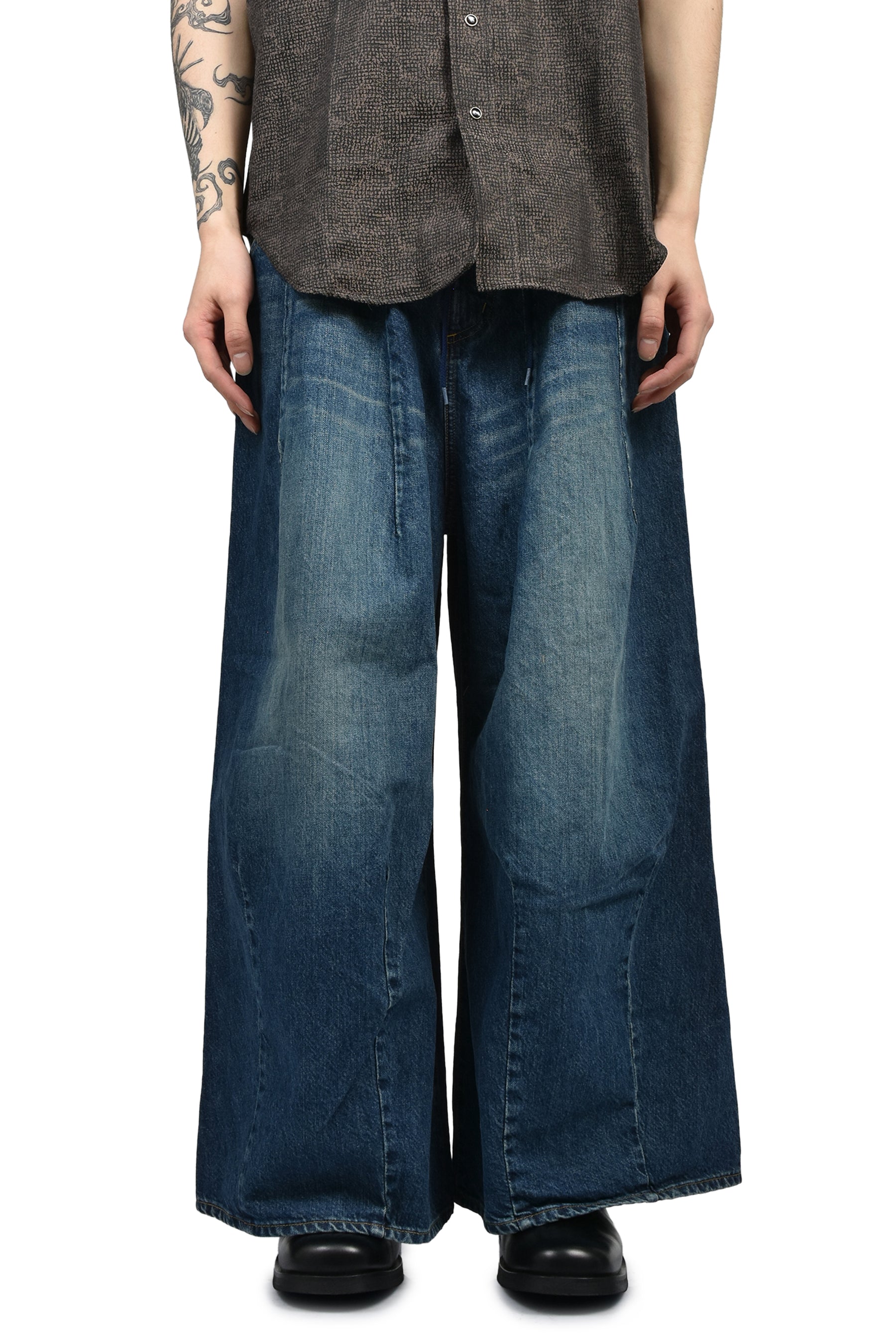 Needles H.D. BUGGY JEAN - 12OZ DENIM / IND