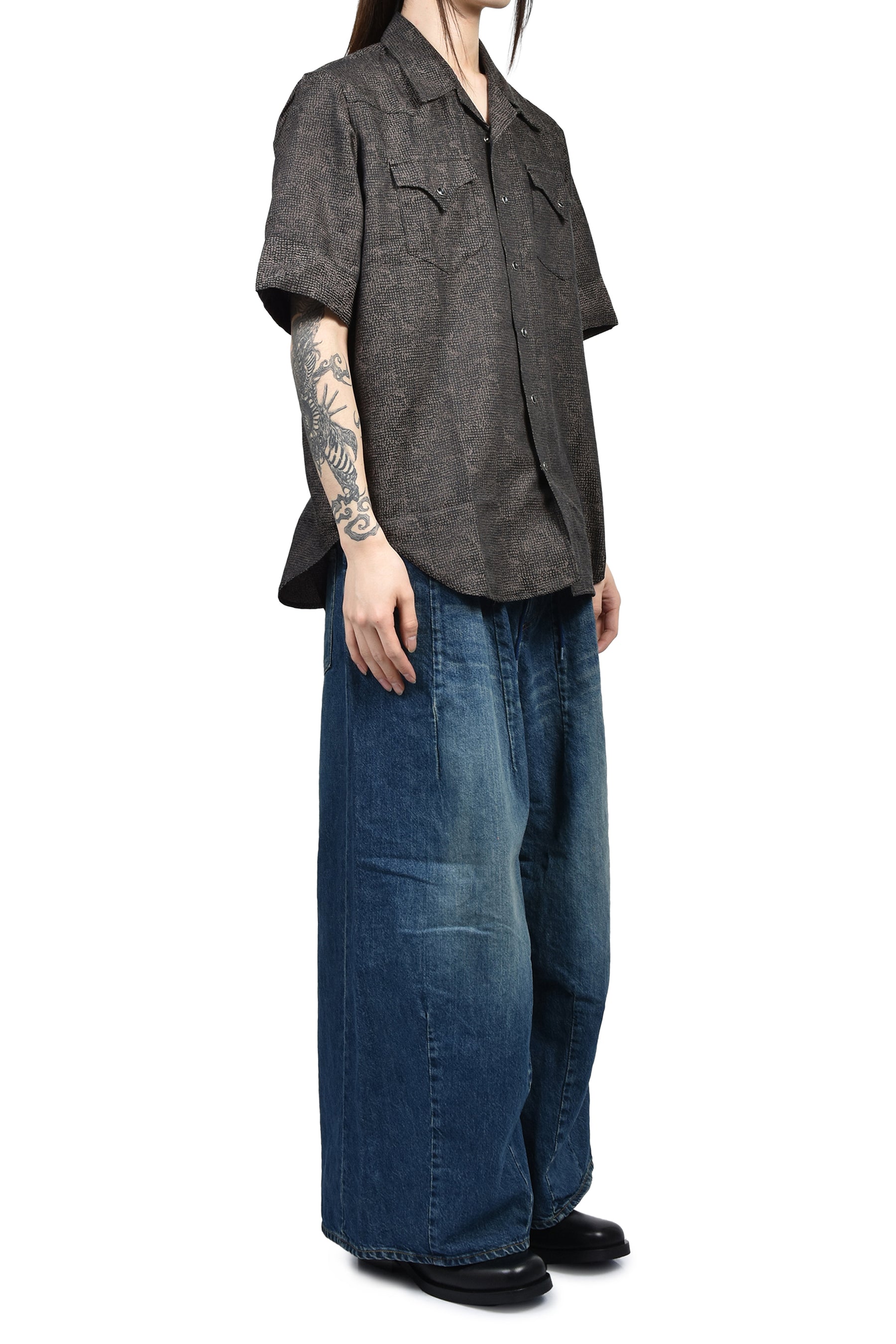 Needles H.D. BUGGY JEAN - 12OZ DENIM / IND