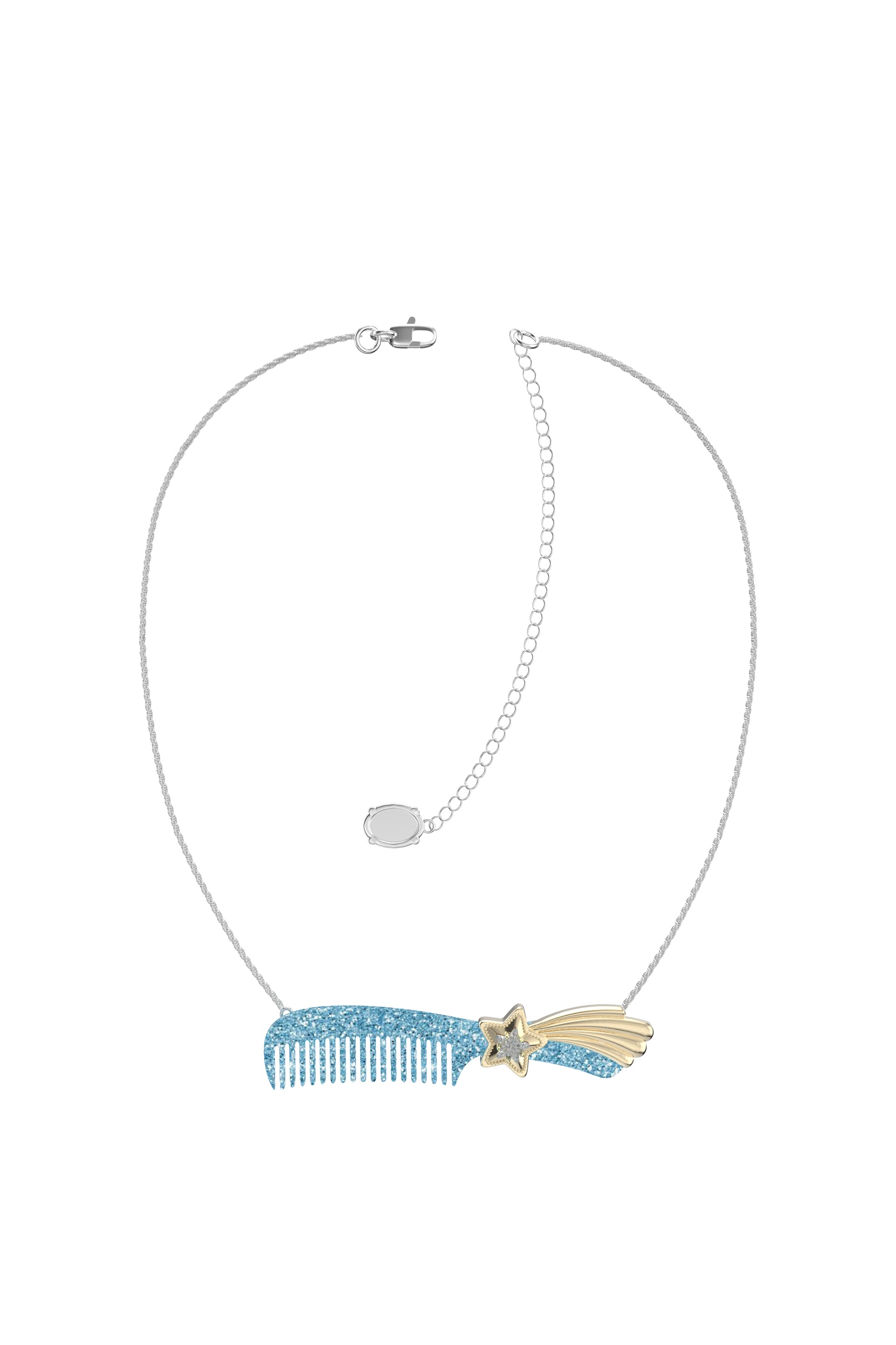 METEOR COMB NECKLACE / GOLD