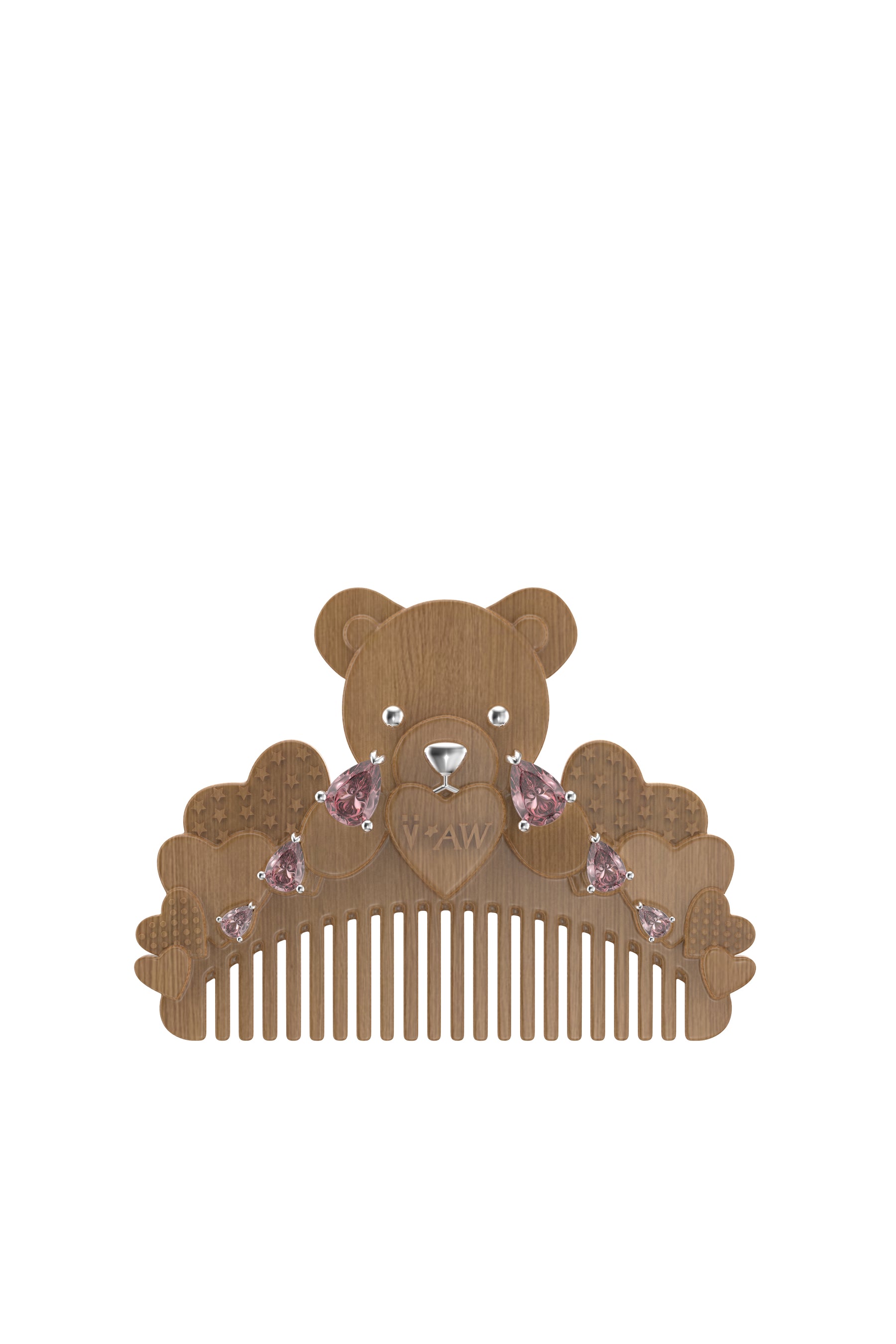 CRYING BEAR COMB HAIR CLIP / BRW