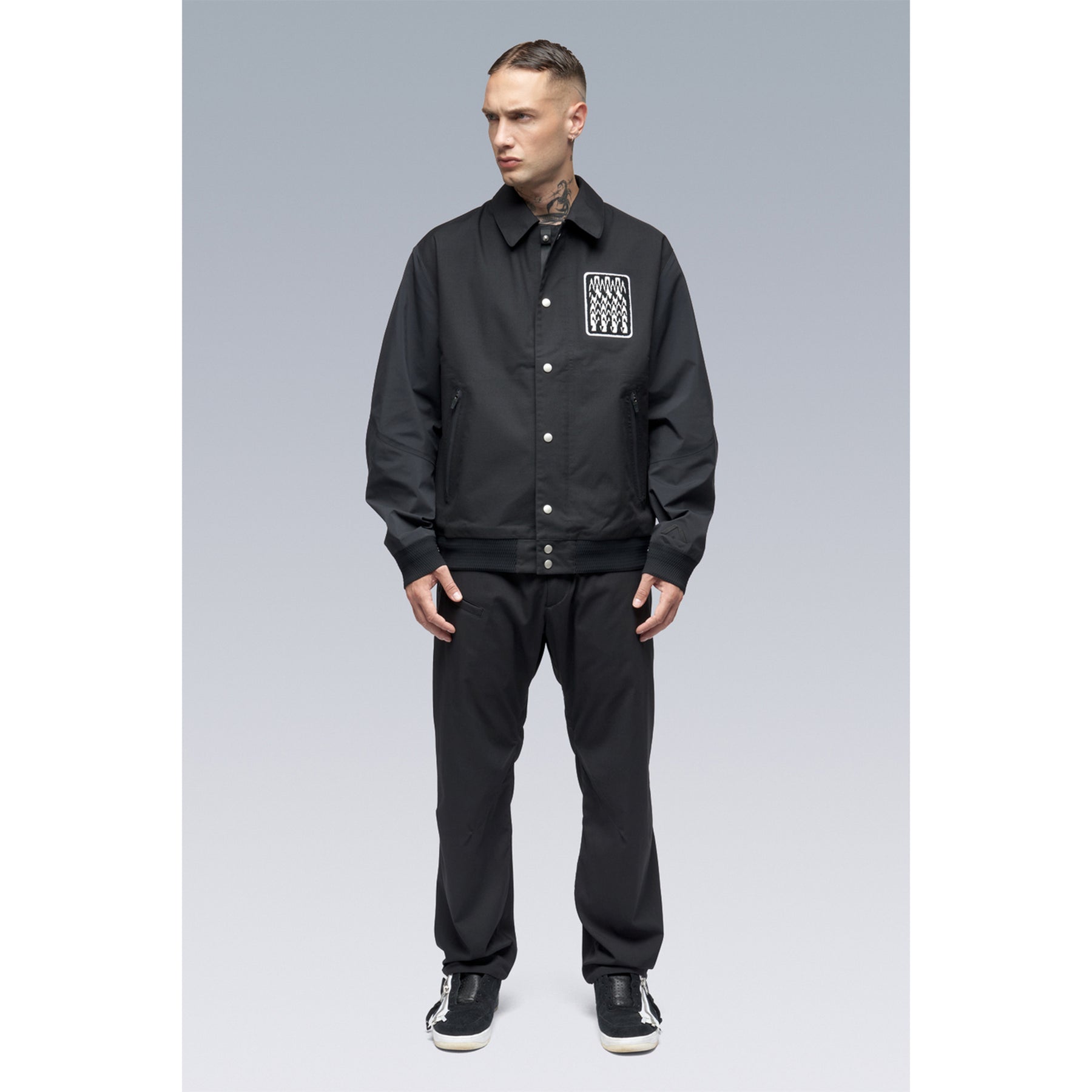 ACRONYM アクロニウム SS22 VERSITY JACKET (J94-VT) / BLK - NUBIAN