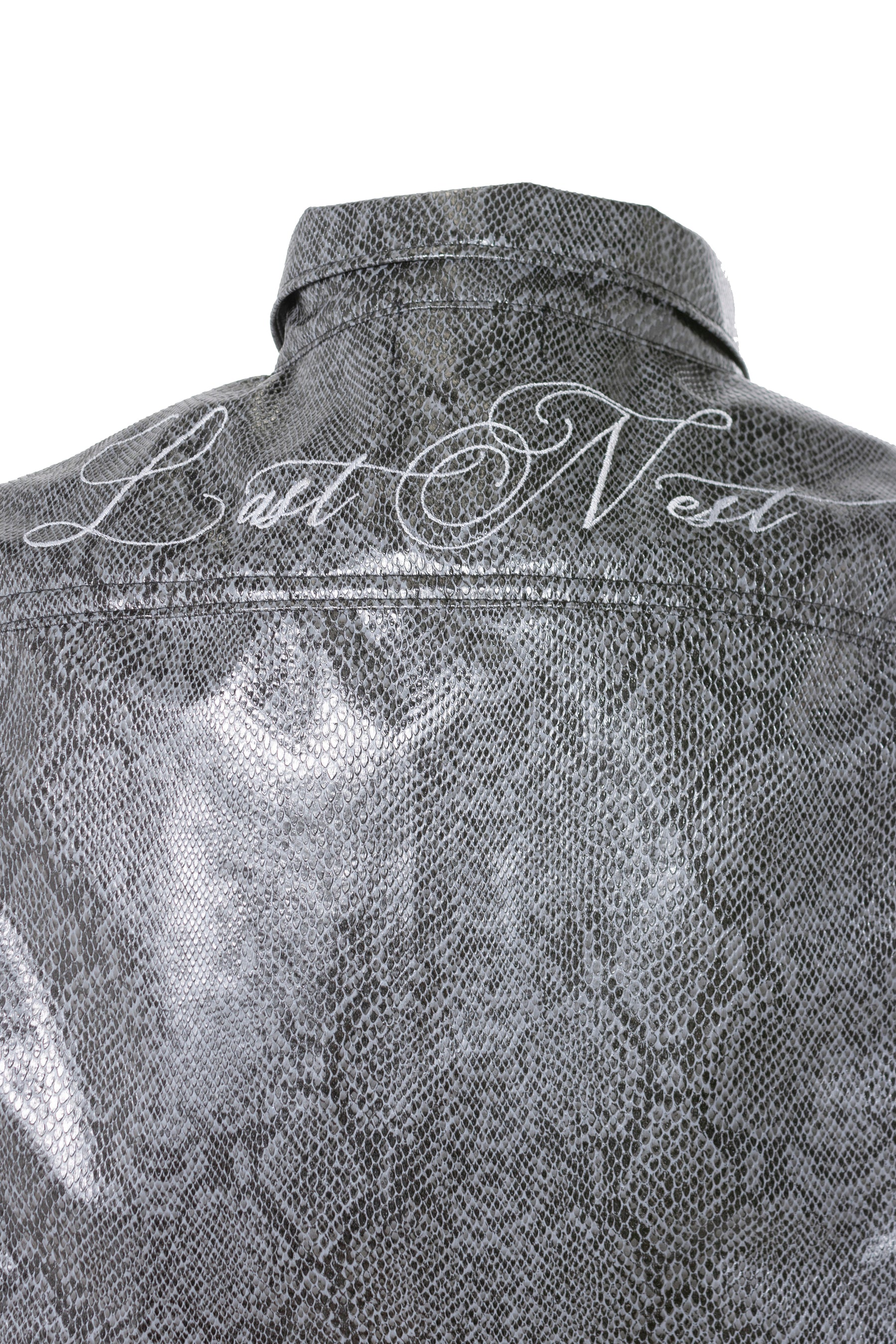 LAST NEST SS23 PYTHON EMBROIDERY JACKET / PYTHON - NUBIAN