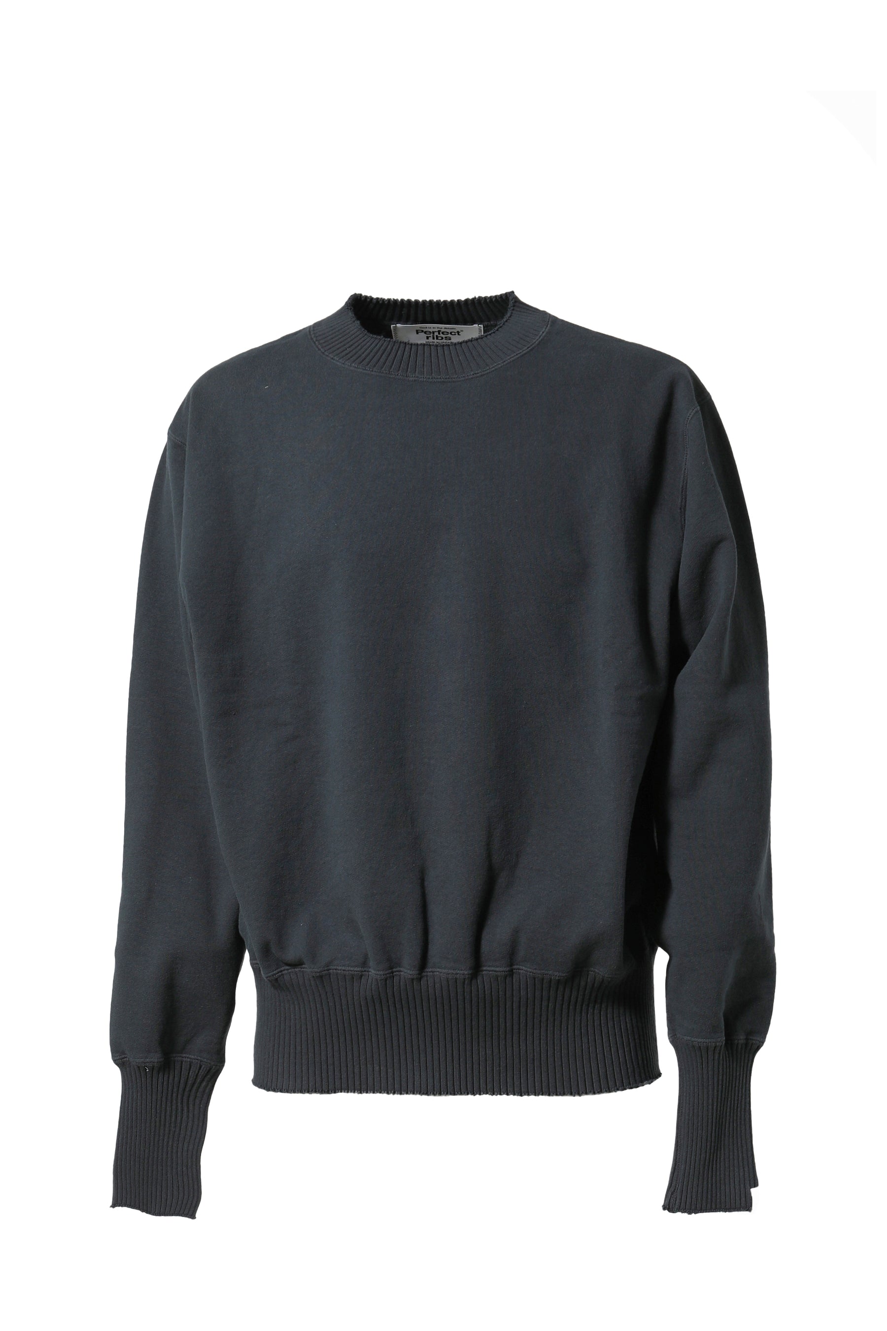 BASIC CREW NECK SWEAT SHIRT / BLK