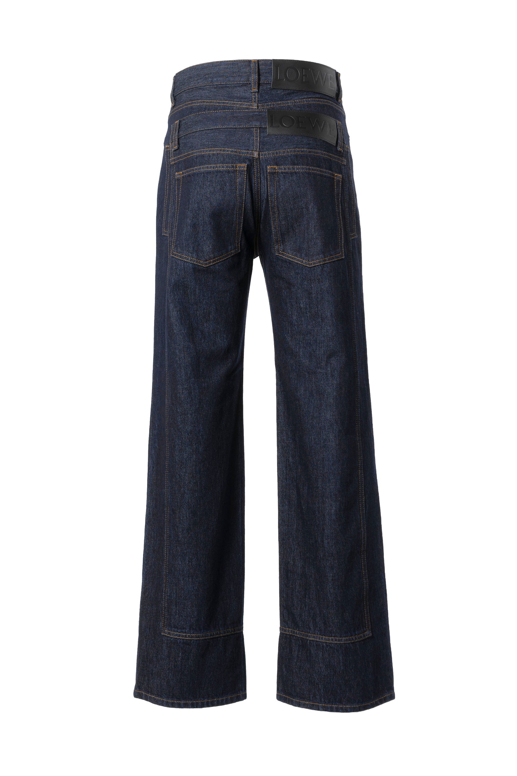 LOEWE SS23 TROMPE L'OEIL JEANS / DARK BLU - NUBIAN