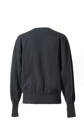 BASIC CREW NECK SWEAT SHIRT / BLK