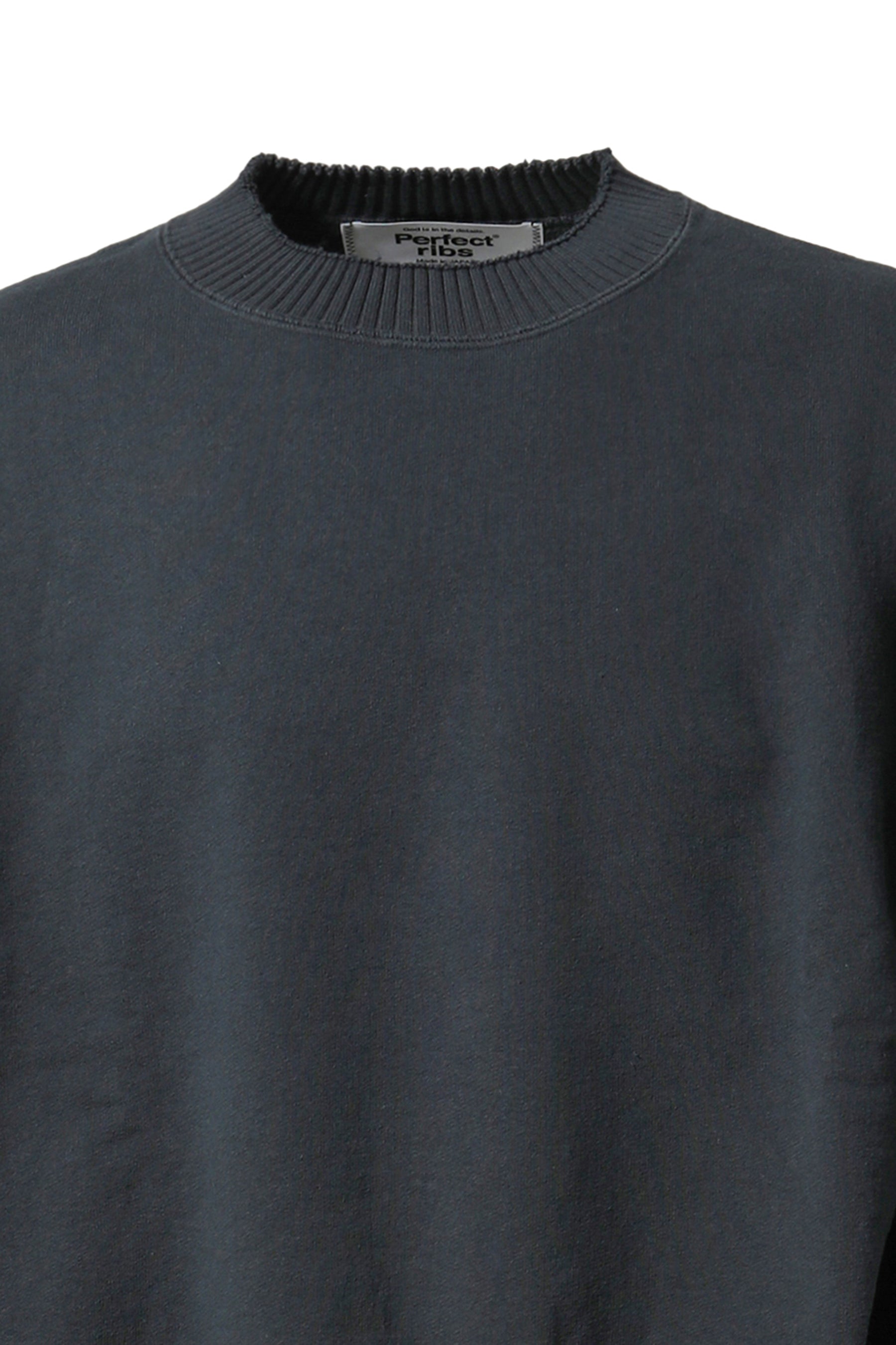 BASIC CREW NECK SWEAT SHIRT / BLK