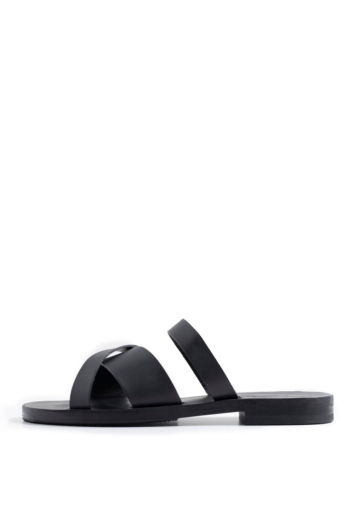 kujaku クジャク SS23 SUIREN SANDAL / BLK -NUBIAN