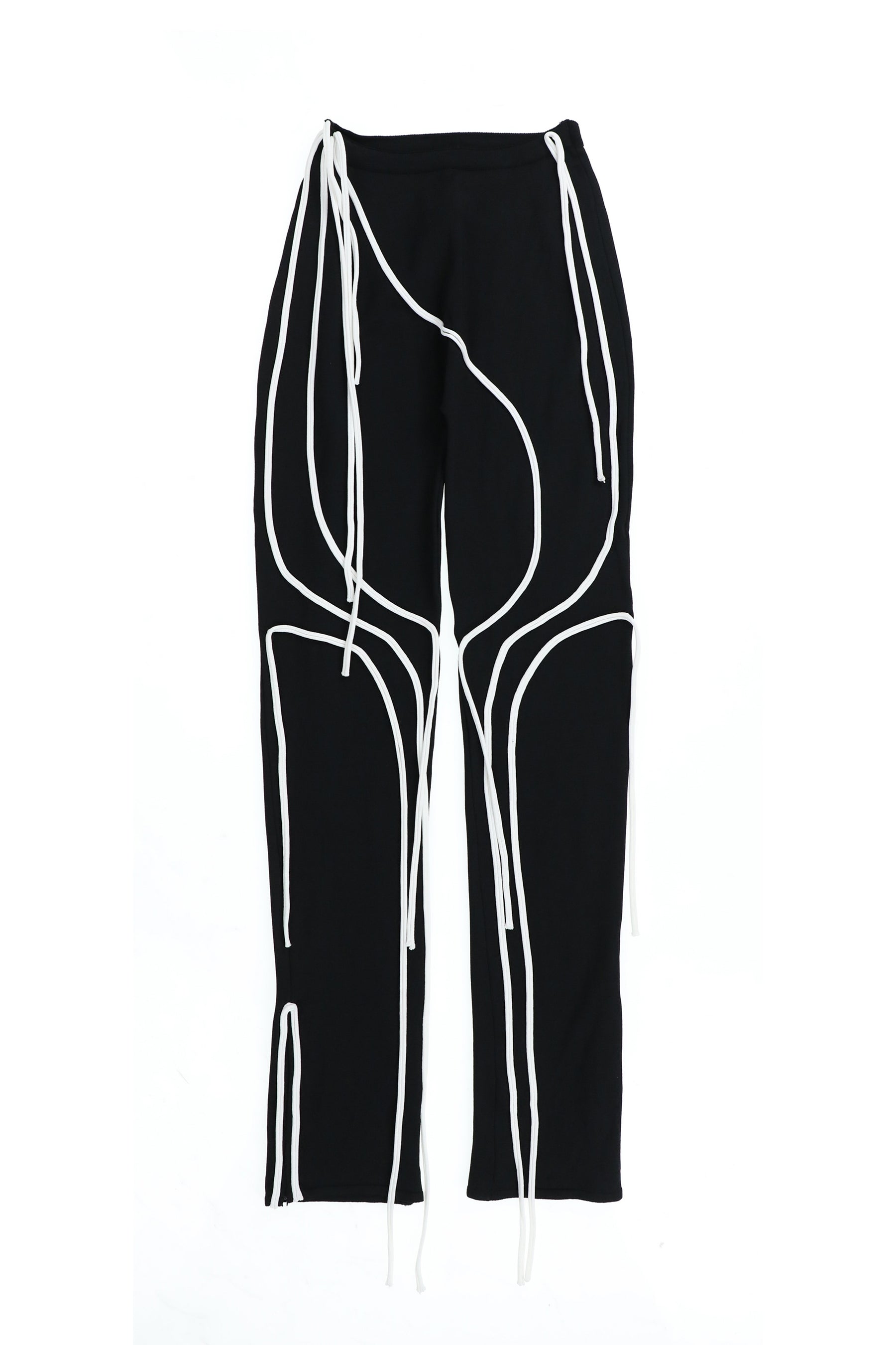 OTTOLINGER オットリンガー FW22 KNIT STRAPPY LEGGINGS / BLK - NUBIAN