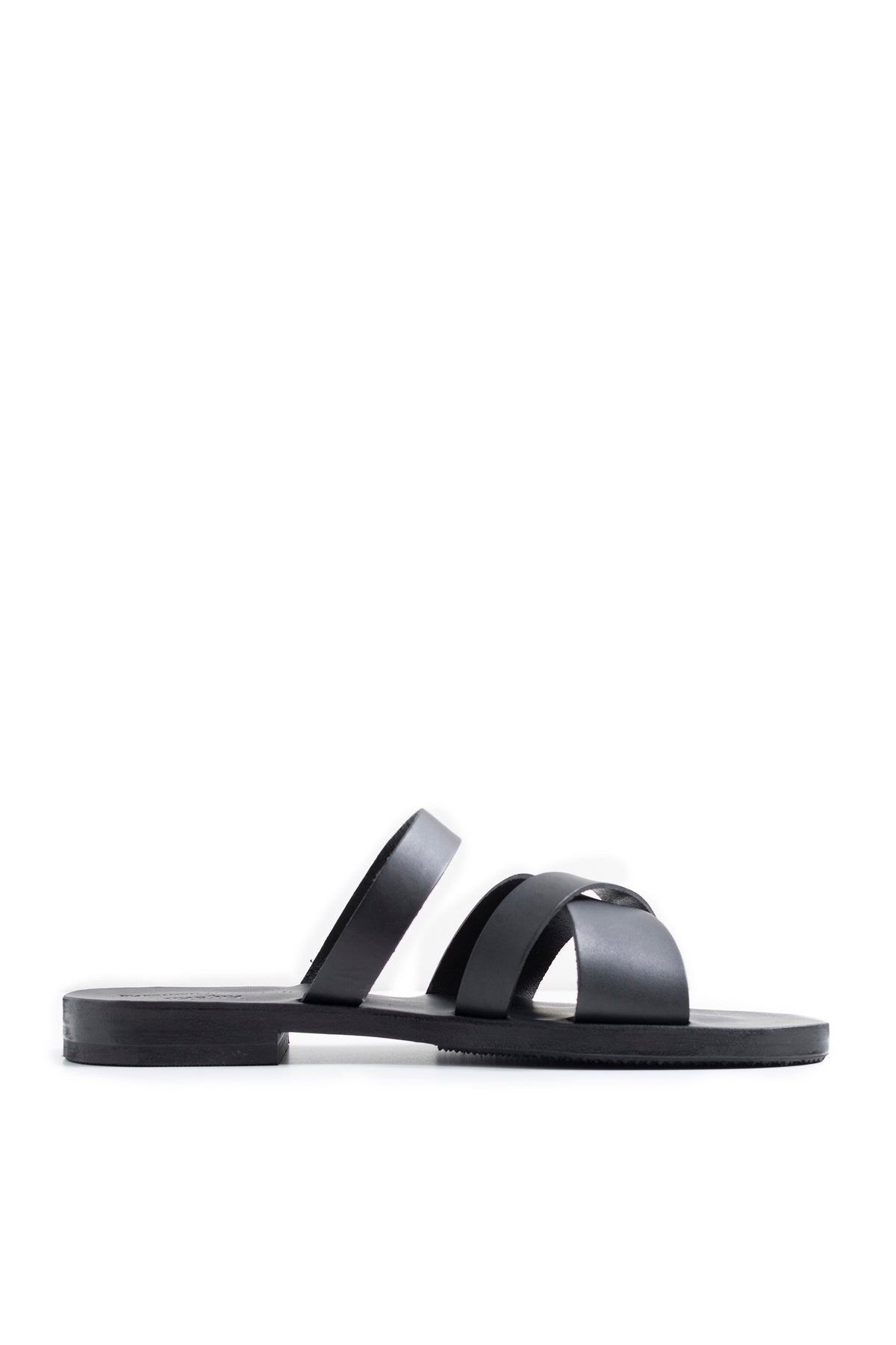 kujaku クジャク SS23 SUIREN SANDAL / BLK -NUBIAN