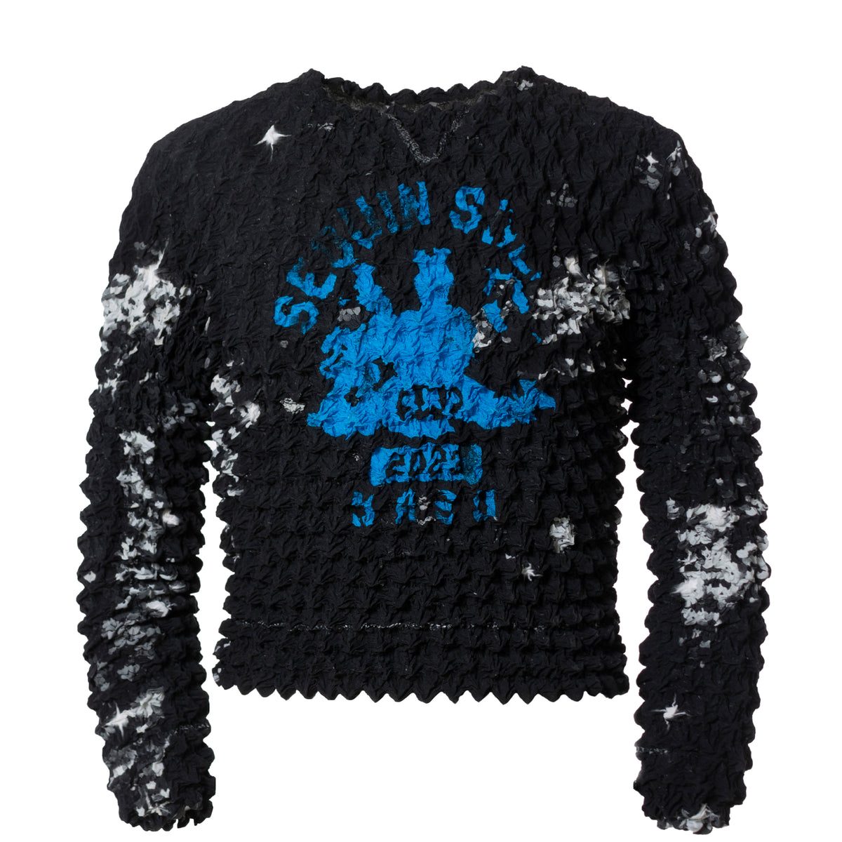 MASU SS23 POPCORN SWEATSHIRT / BLK - NUBIAN