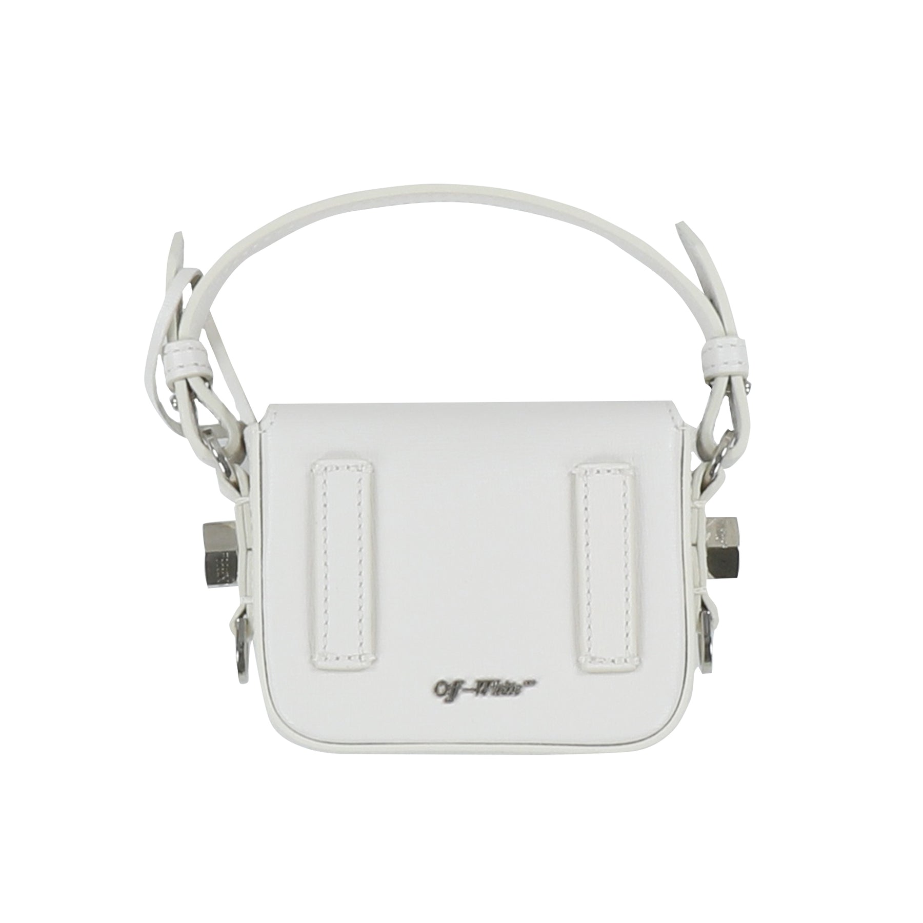 Off-White SS22 DIAG BABY FLAP BAG / OFF WHT BLK - NUBIAN