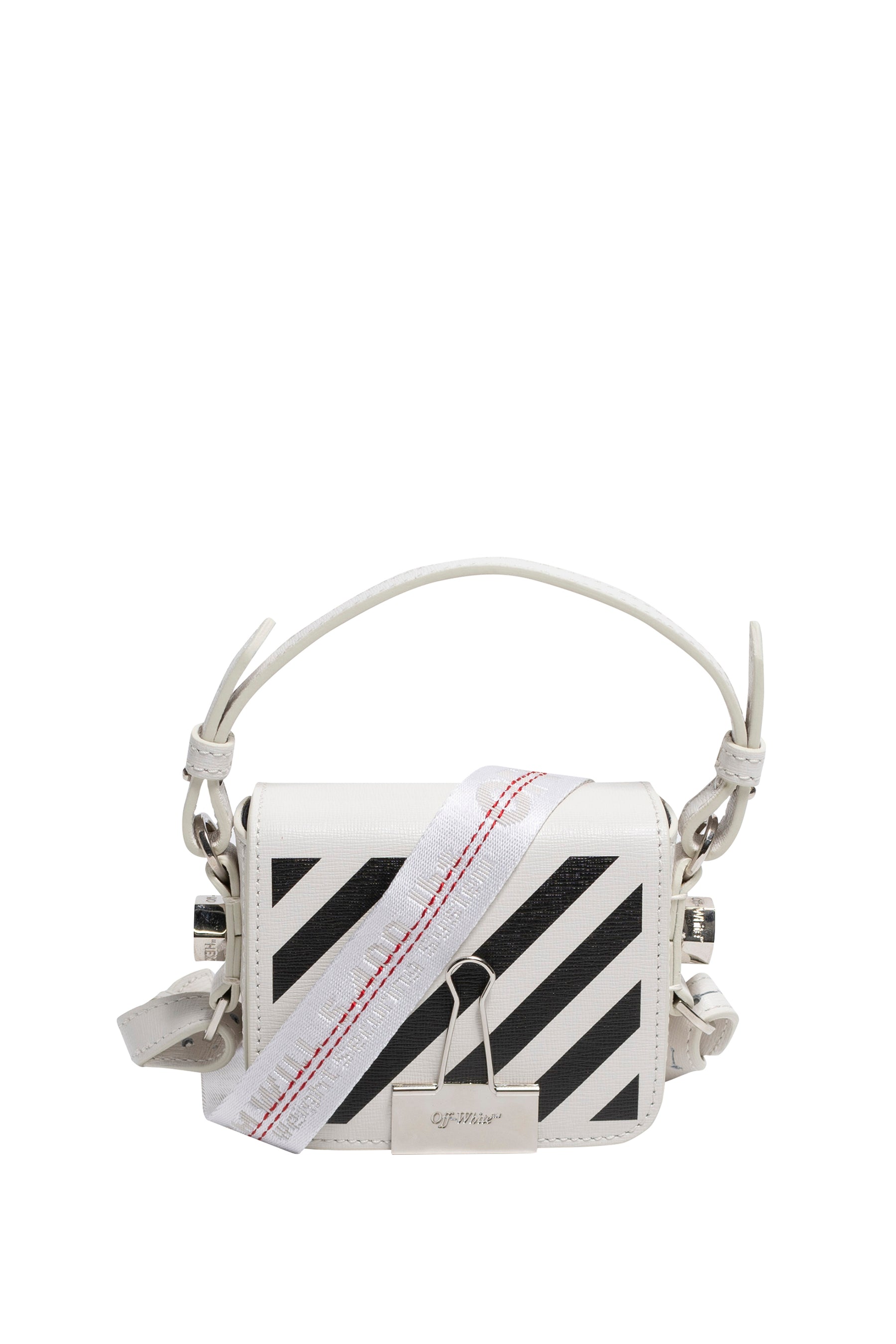 Off-White Diag Flap Bag Red