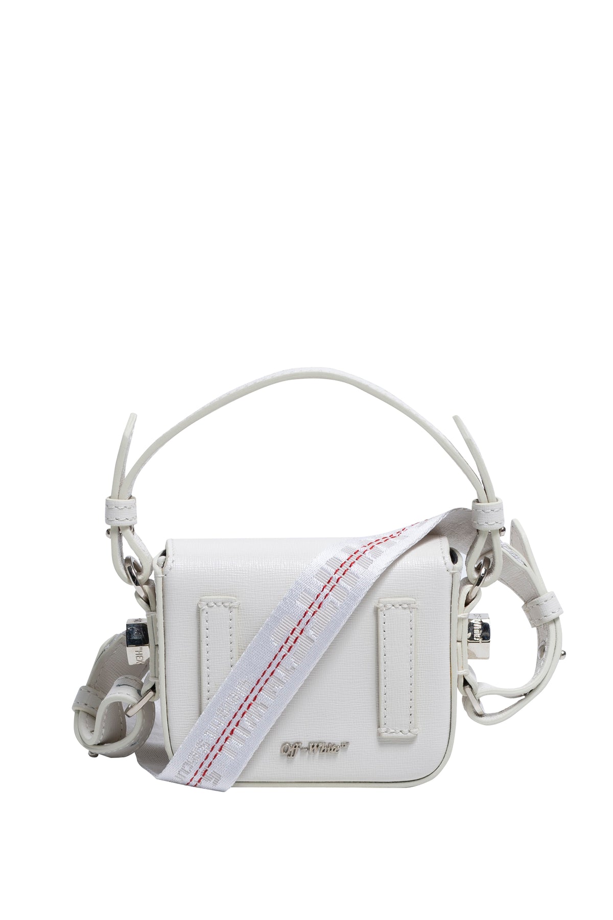 Off-White DIAG BABY FLAP BAG / OFF WHT BLK