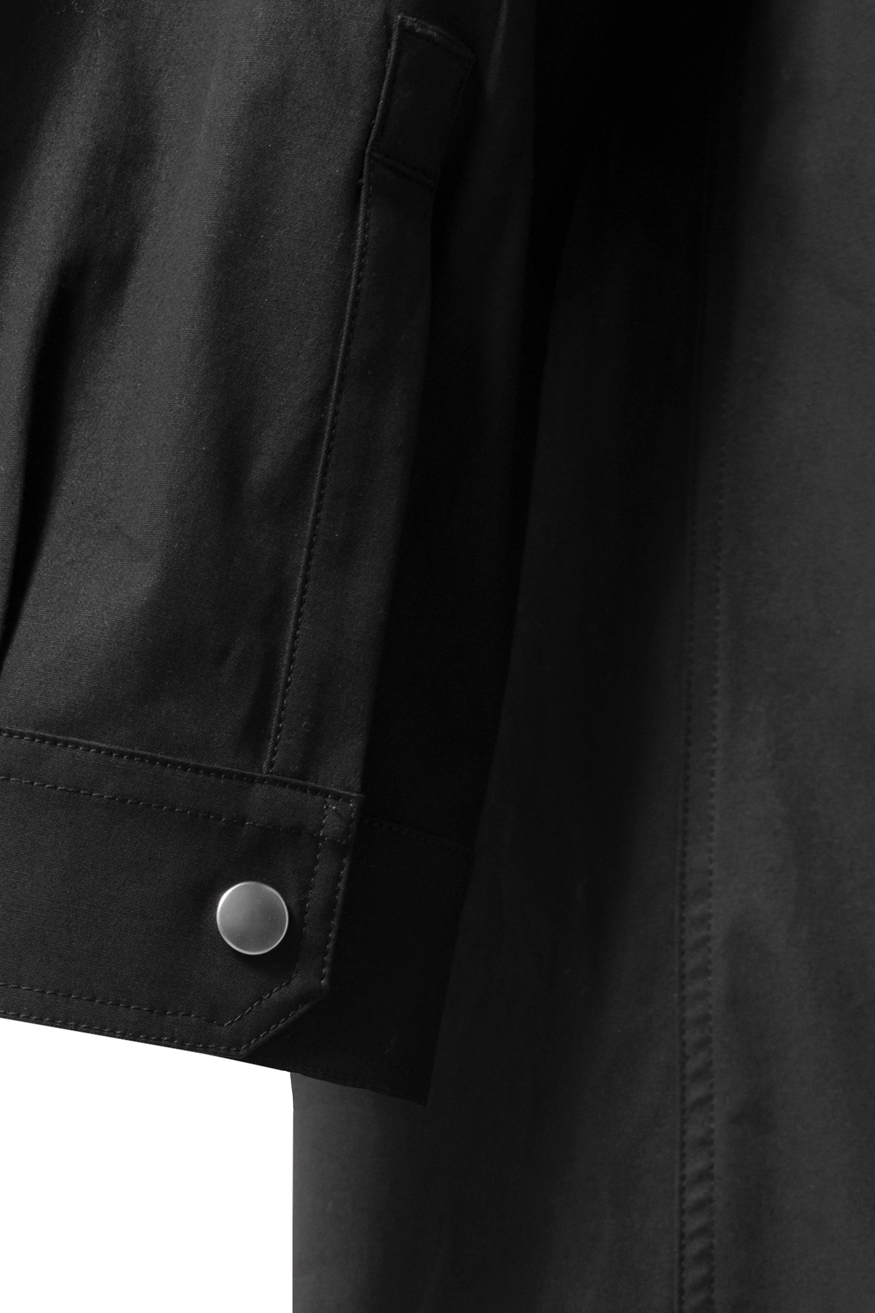 Rick Owens FW22 JUMBO FOGPOCKET OUTERSHIRT / BLK - NUBIAN