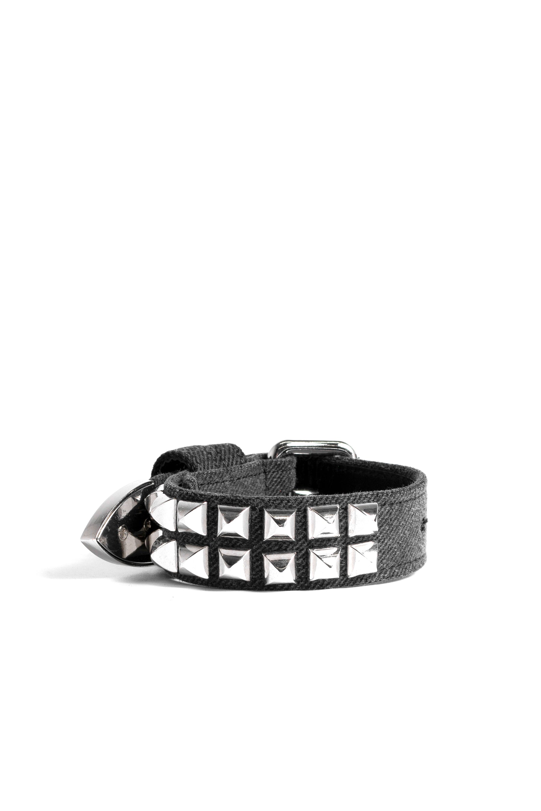 MASU SS23 DENIM STUDS BRACELET / BLK - NUBIAN