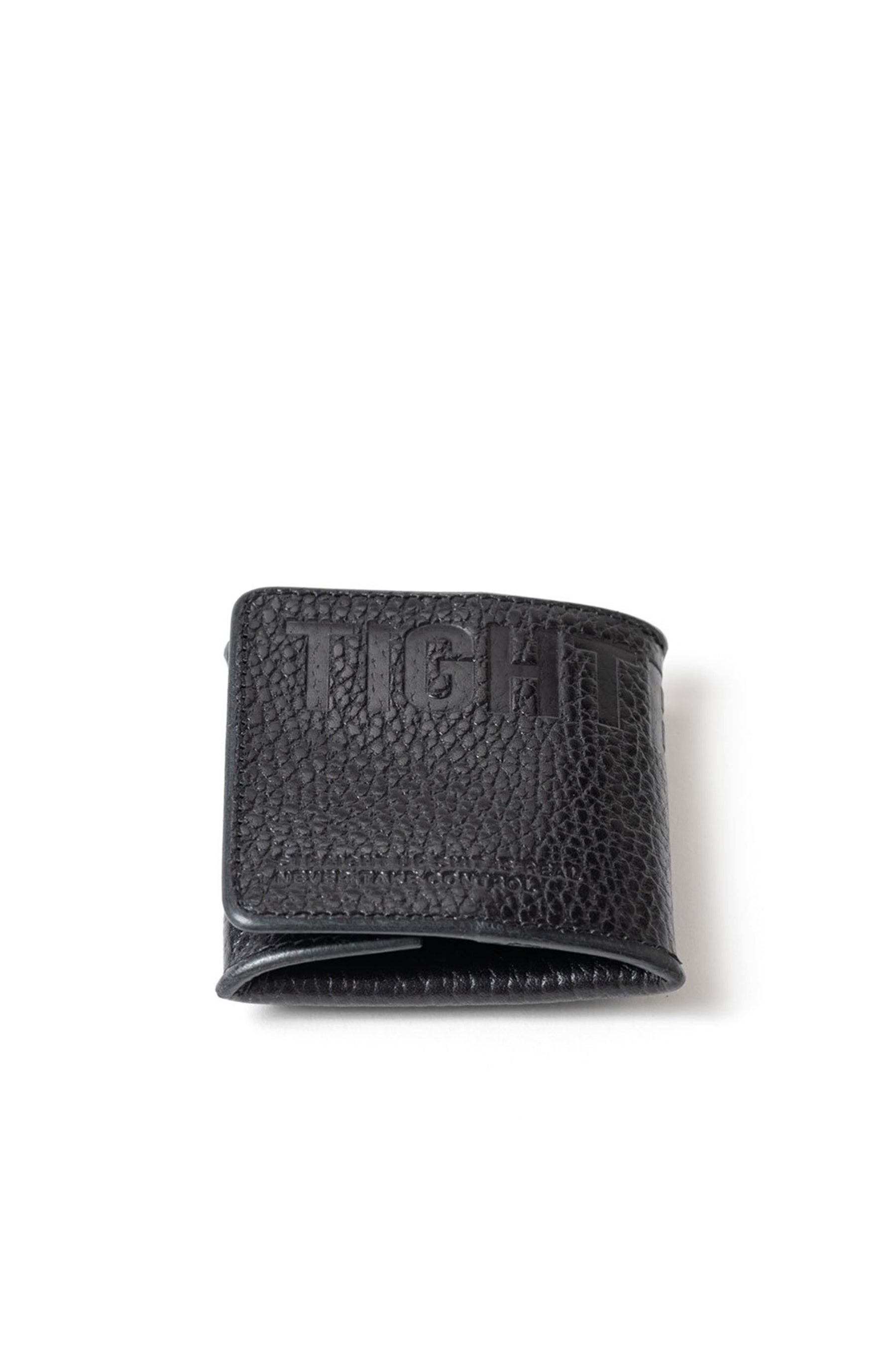 LEATHER COIN CASE / BLK