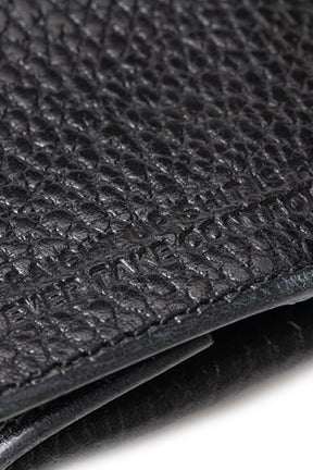 LEATHER COIN CASE / BLK