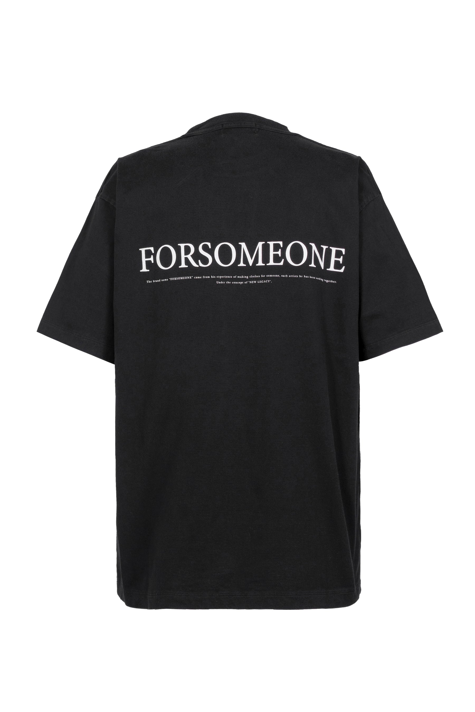 FORSOMEONE SS23 CL LOGO TEE / BLK - NUBIAN