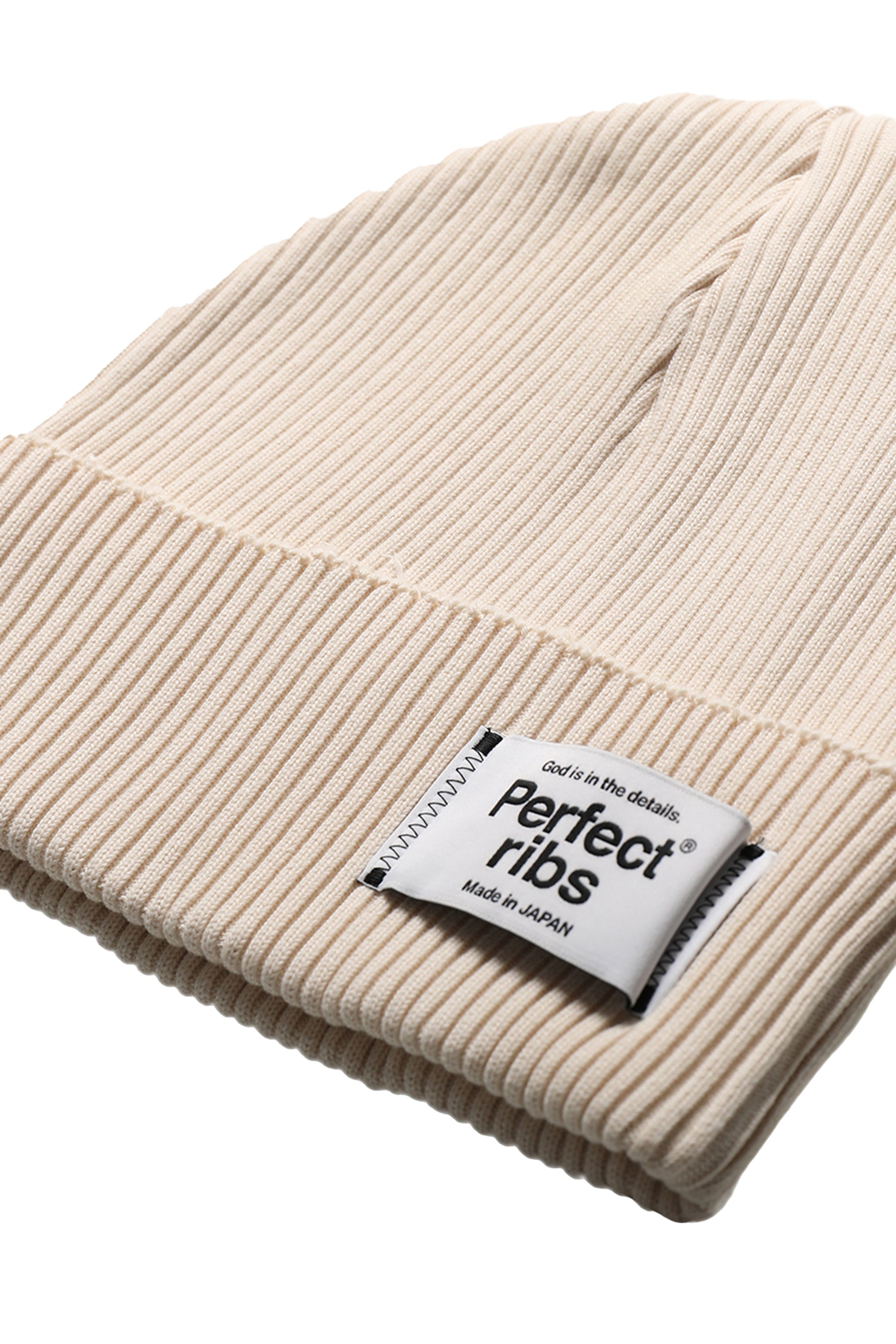 Perfect ribs パーフェクトリブス SS23 RIB BEANIE CAP / OAT -NUBIAN