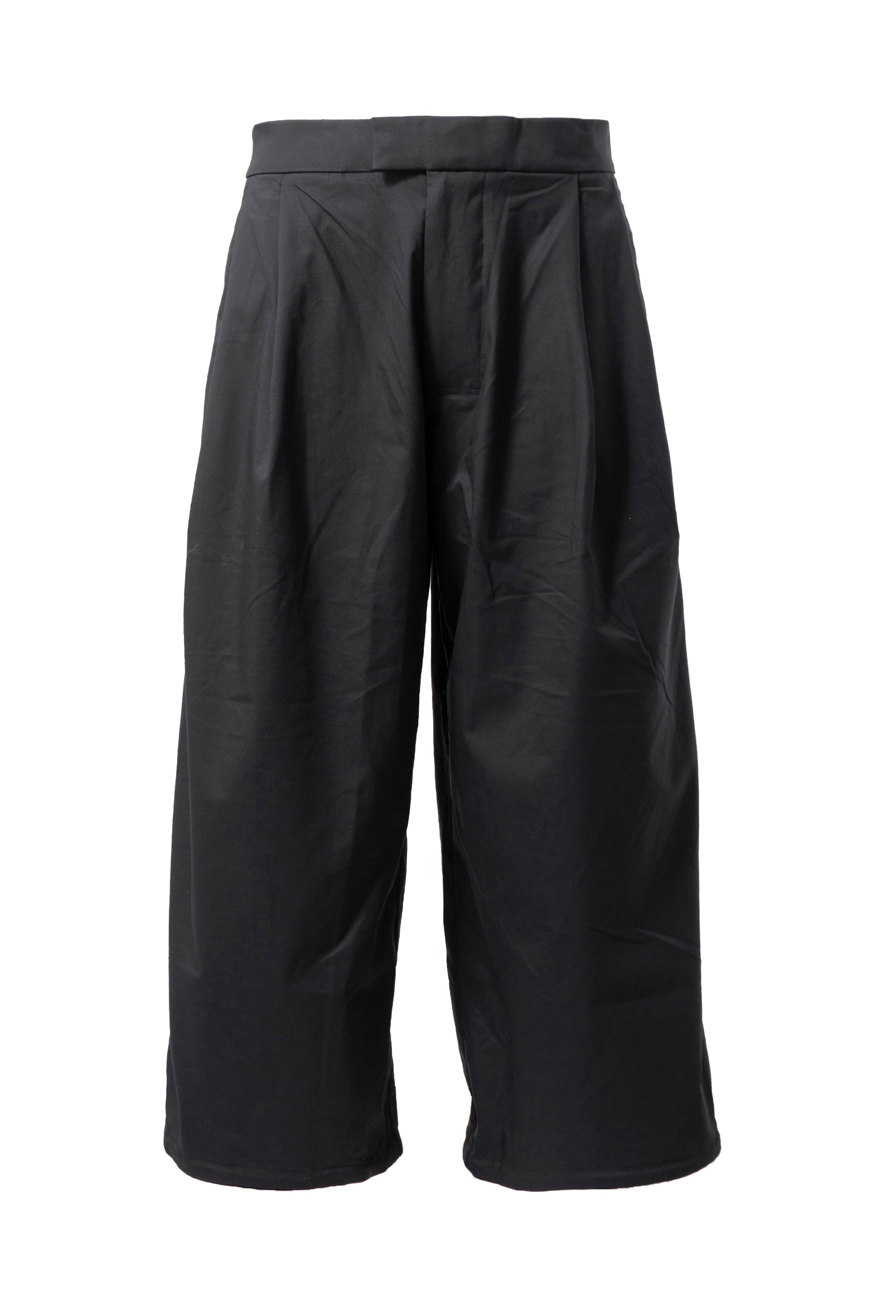 ACRONYM MICRO TWILL PLEATED TROUSER / BLK
