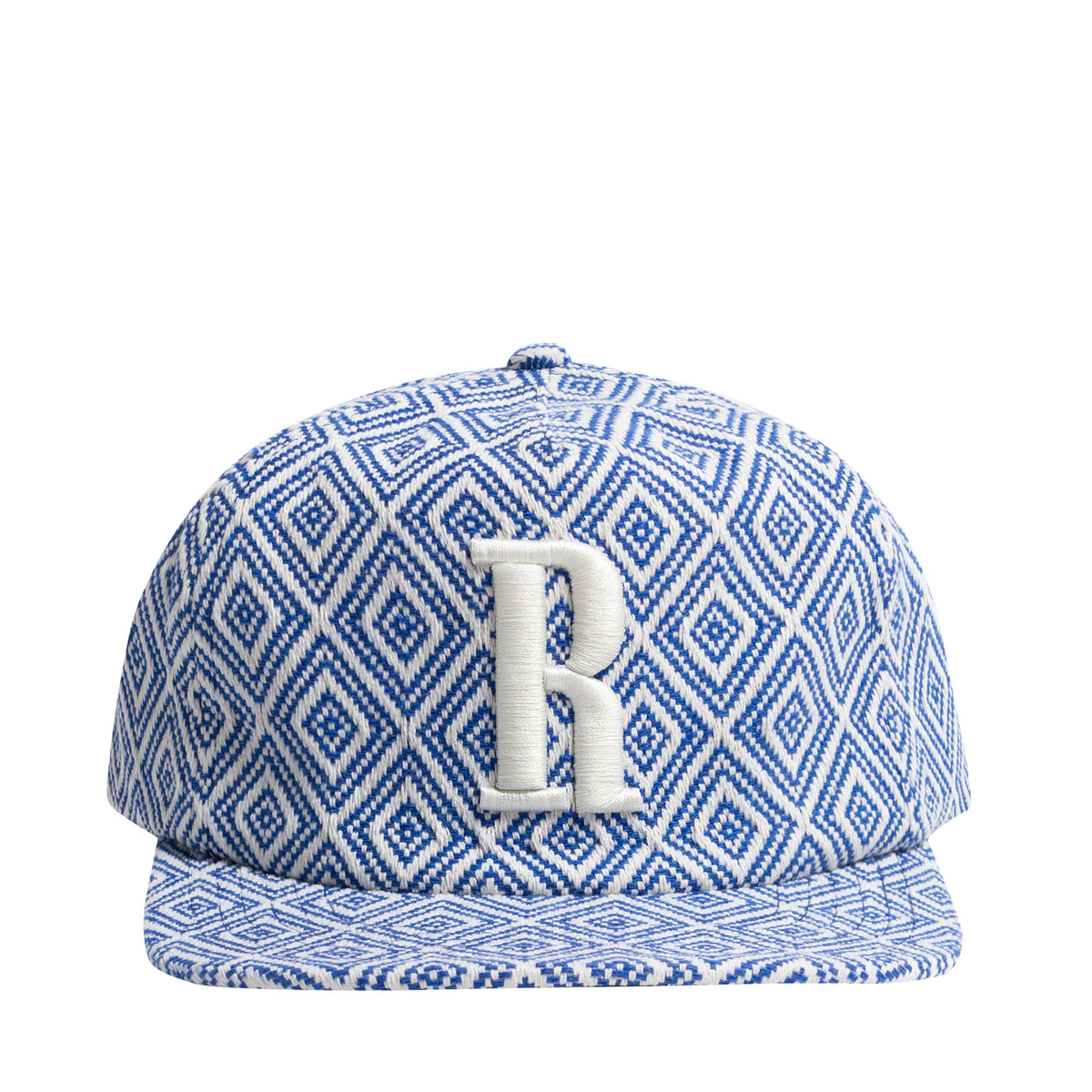 Rhude ルード SS23 JAQUAREDED RHUDE R HAT / BLU - NUBIAN