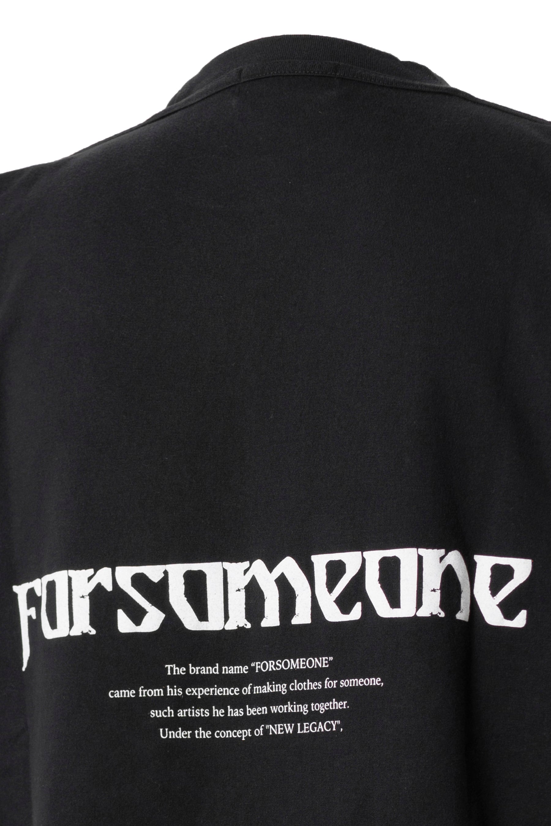 FORSOMEONE SS23 METAL TEE / BLK - NUBIAN
