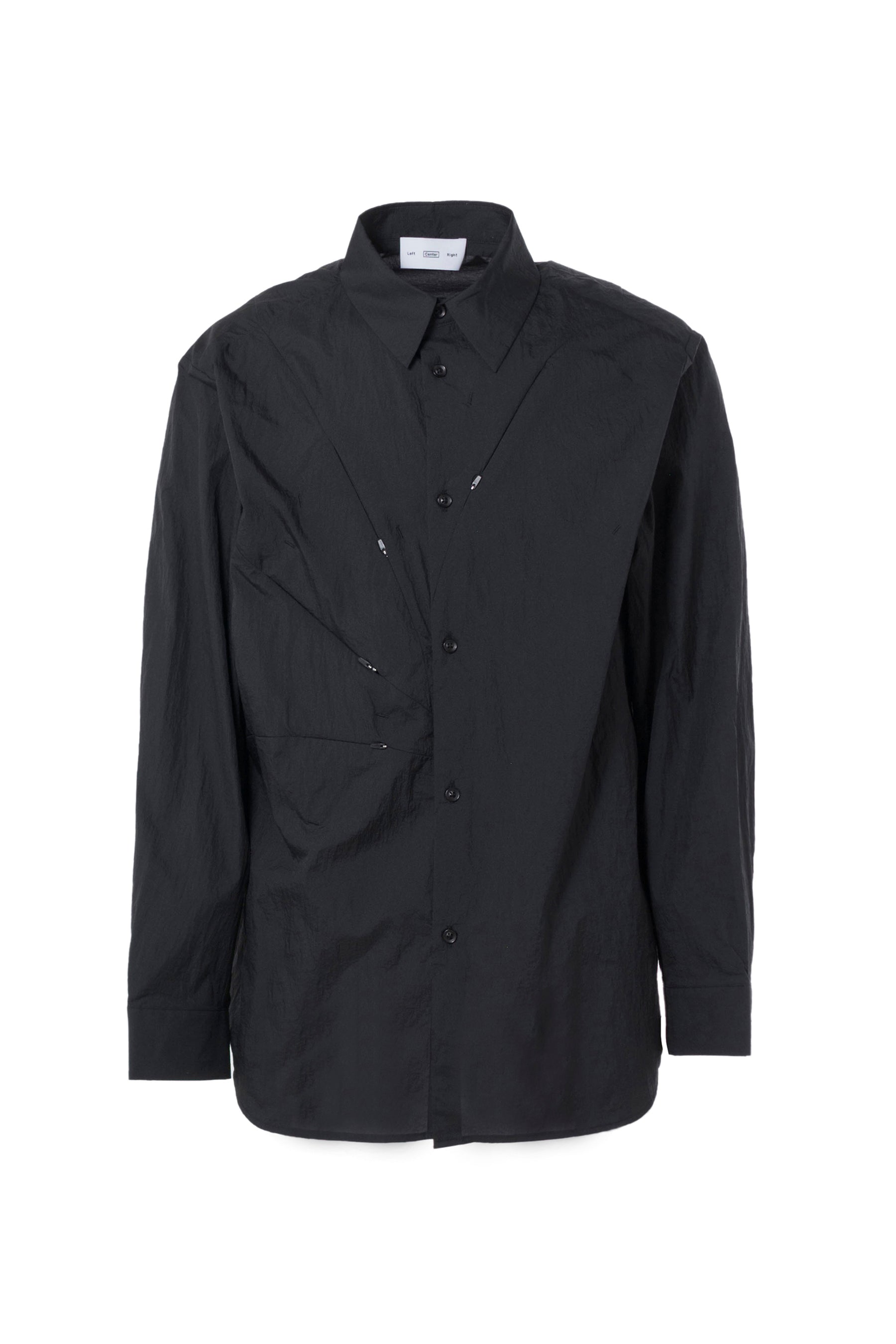 POST ARCHIVE FACTION SS23 5.0+ SHIRT CENTER / BLK -NUBIAN