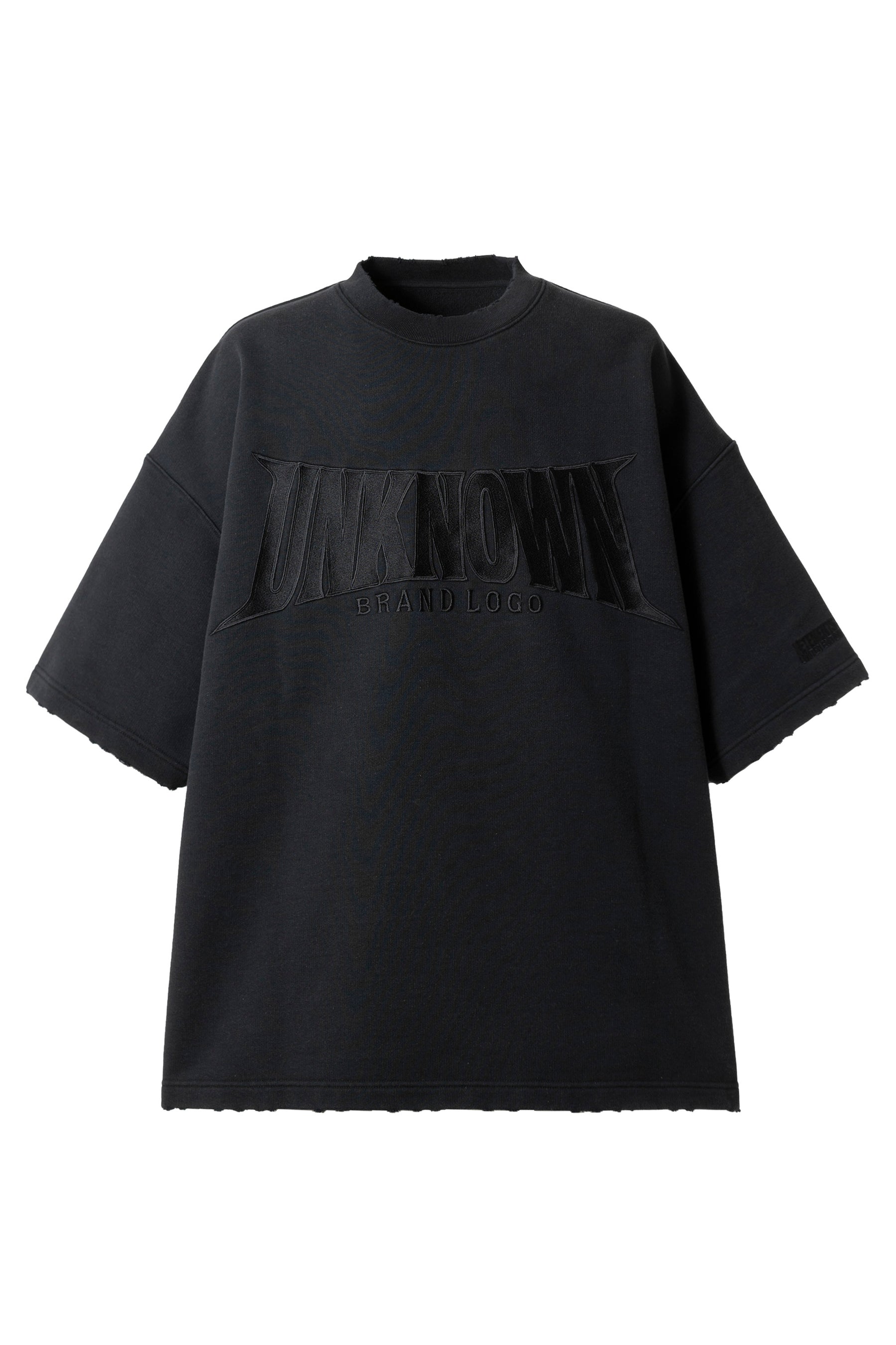 UNKNOWN OVERSIZED MOLTON T-SHIRT / BLK