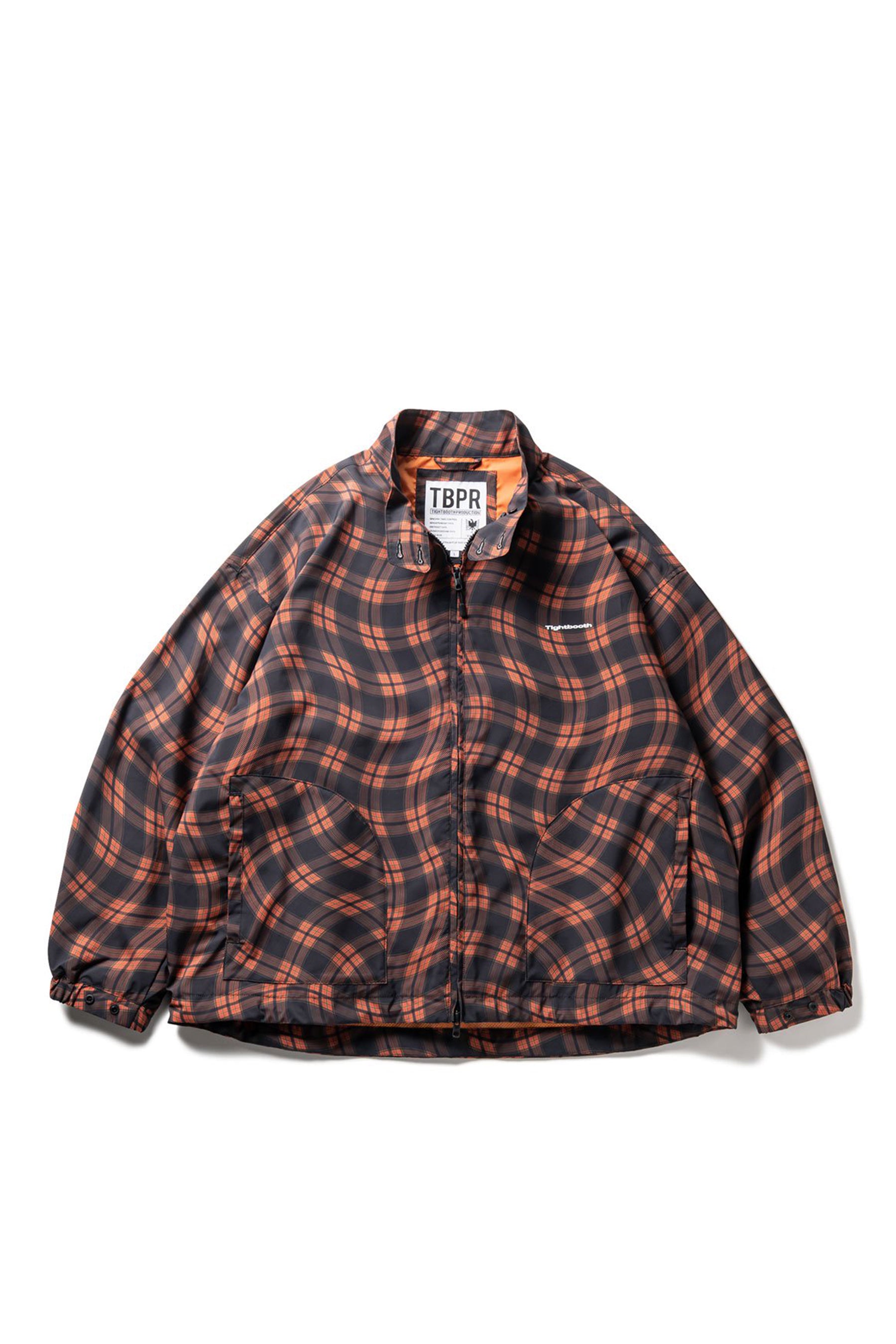 TIGHTBOOTH SS23 WAVEY PLAID JACKET / ORG - NUBIAN