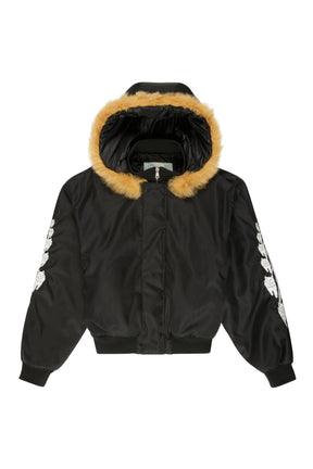 BALLY NYLON BOMBER JACKET / BLK