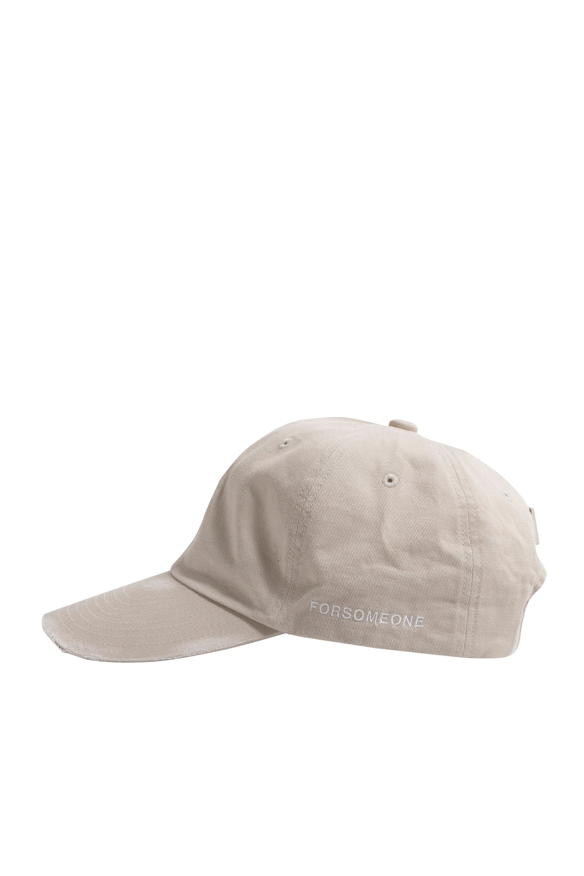 FORSOMEONE WASHED TWILL CAP / WHT