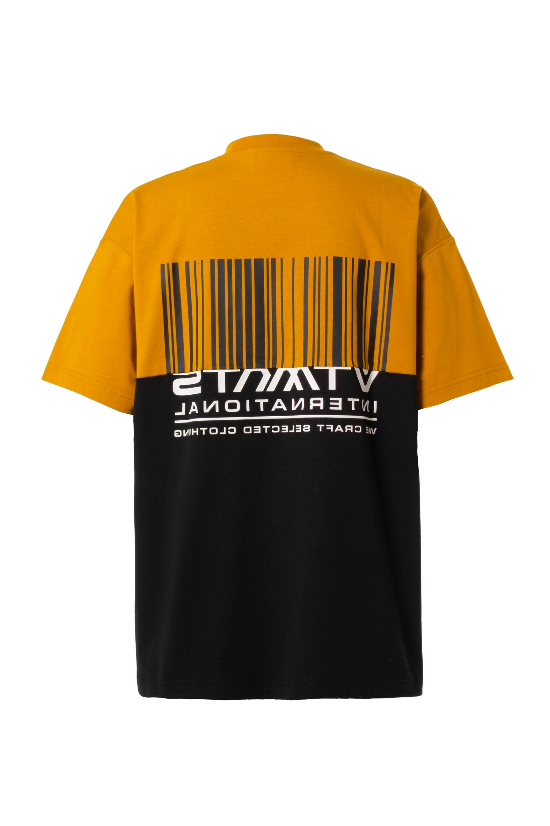 VTMNTS INTERNATIONAL T-SHIRT / MUSTARD BLK