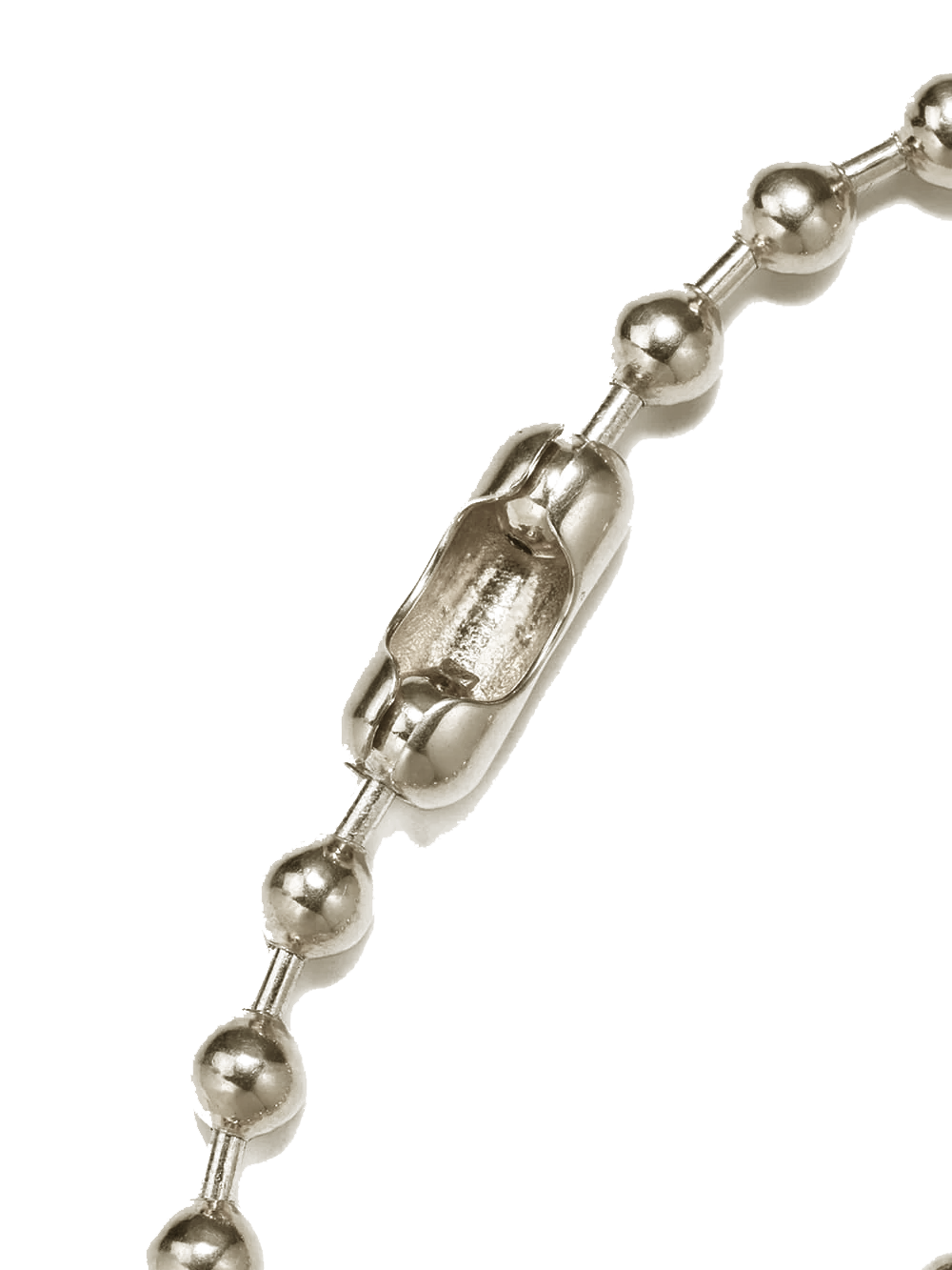 BALL CHAIN BRACELET. -L- REGULAR / SIL