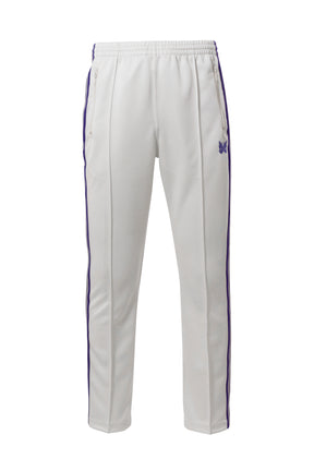 NARROW TRACK PANT - POLY SMOOTH / ICE WHT