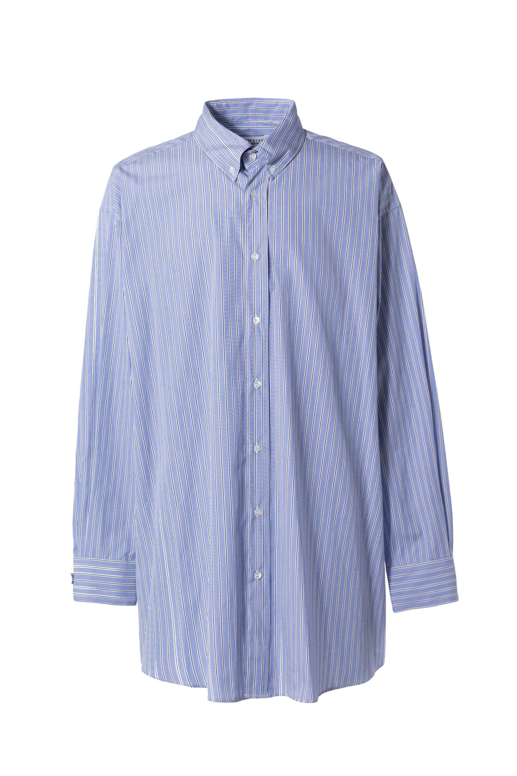 Maison Margiela SS23 OVERSIZED SHIRT / BLU STRIPES - NUBIAN