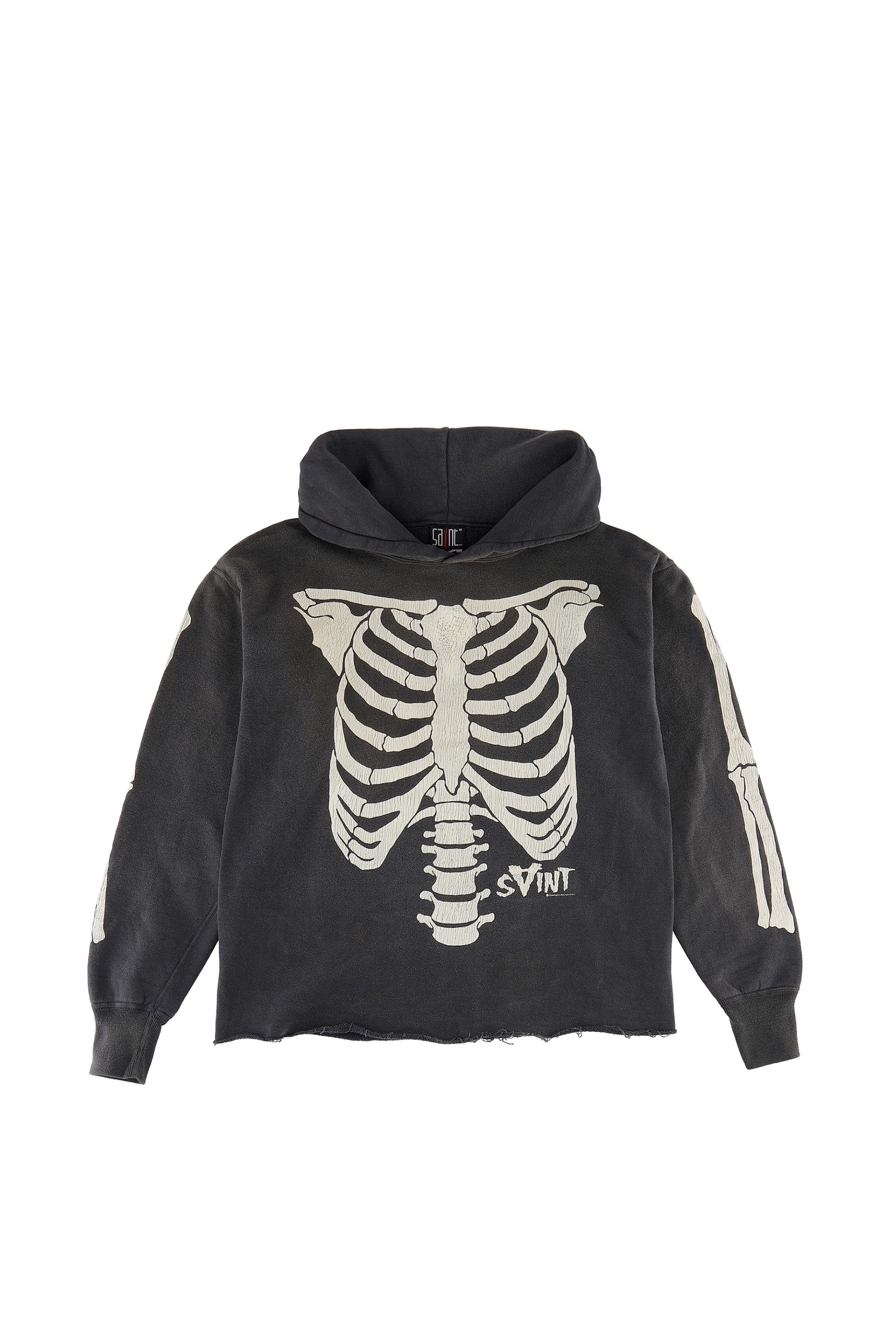 SAINT Mxxxxxx FW22 VL HOODIE / BONE / BLK - NUBIAN